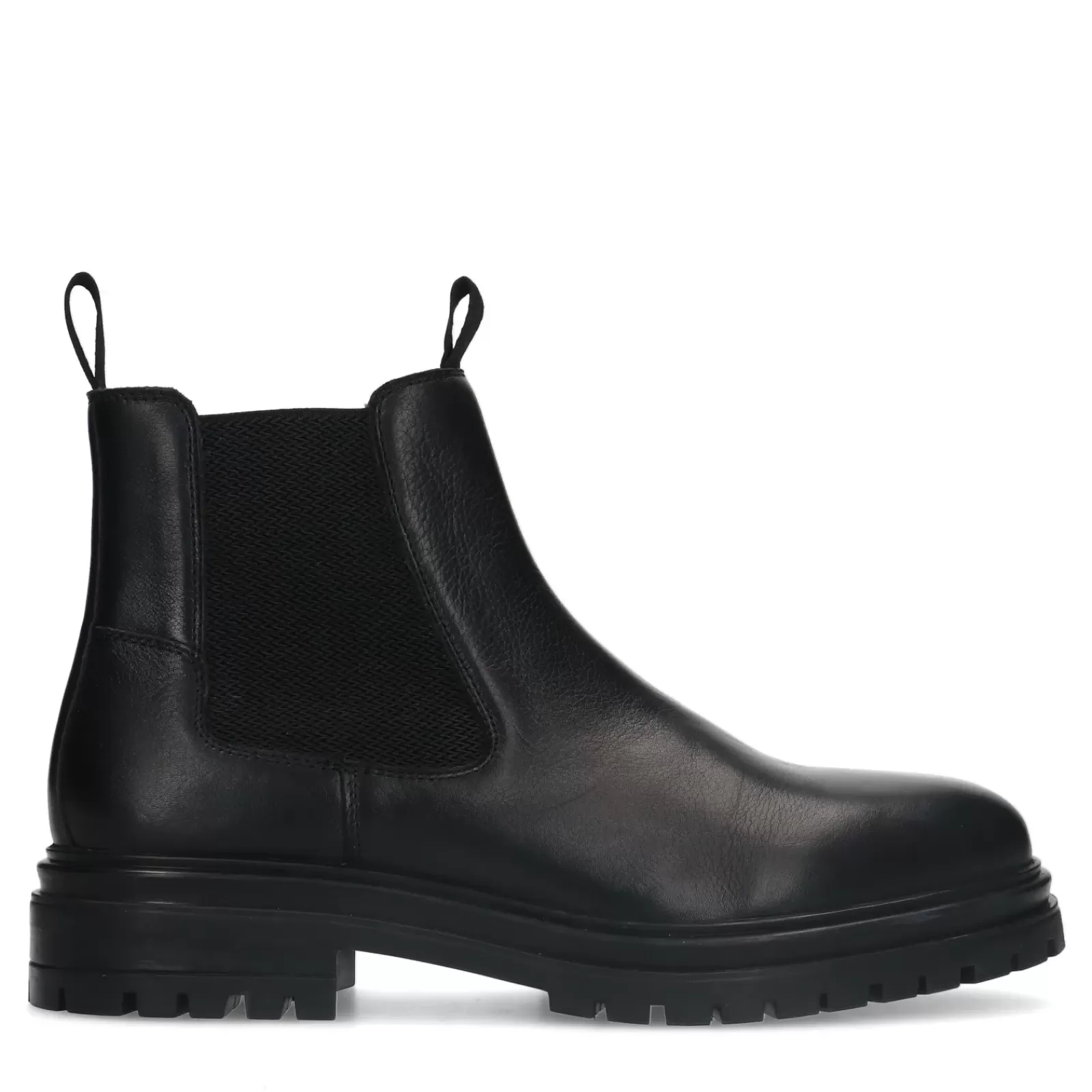 Hommes Sacha Bottes<Chelsea Boots En Cuir - Noir