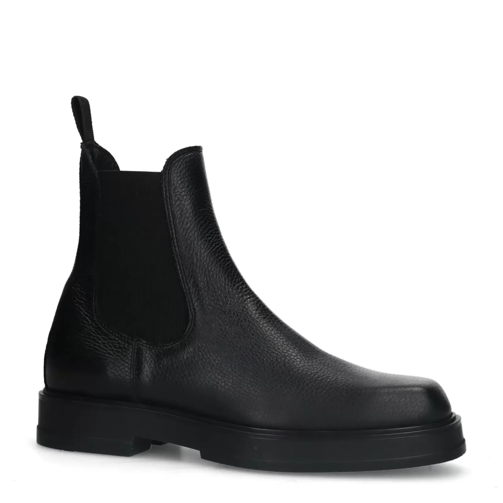 Hommes Sacha Bottes<Chelsea Boots En Cuir - Noir