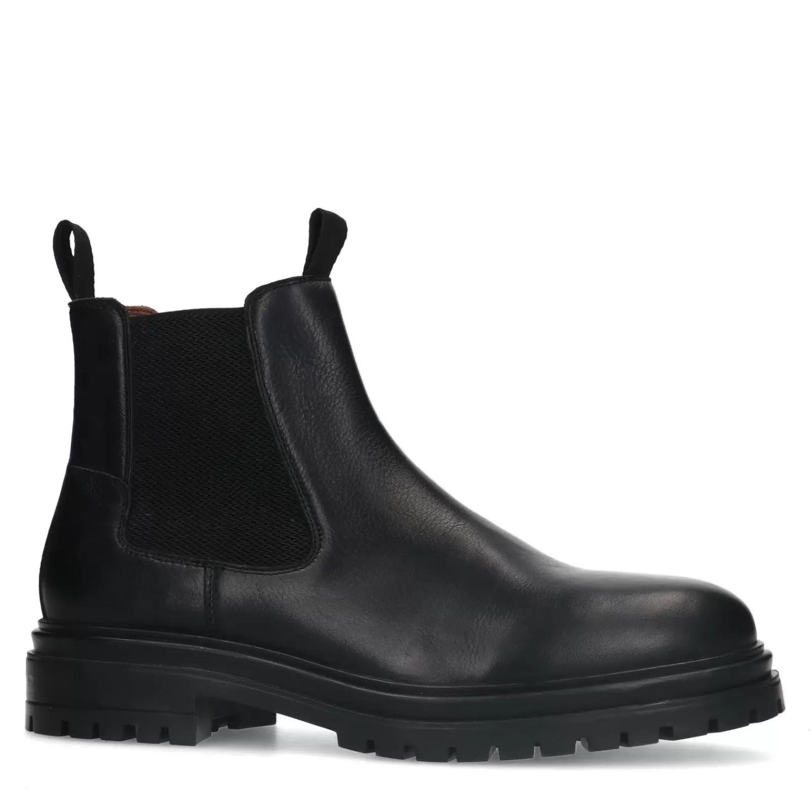 Hommes Sacha Bottes<Chelsea Boots En Cuir - Noir