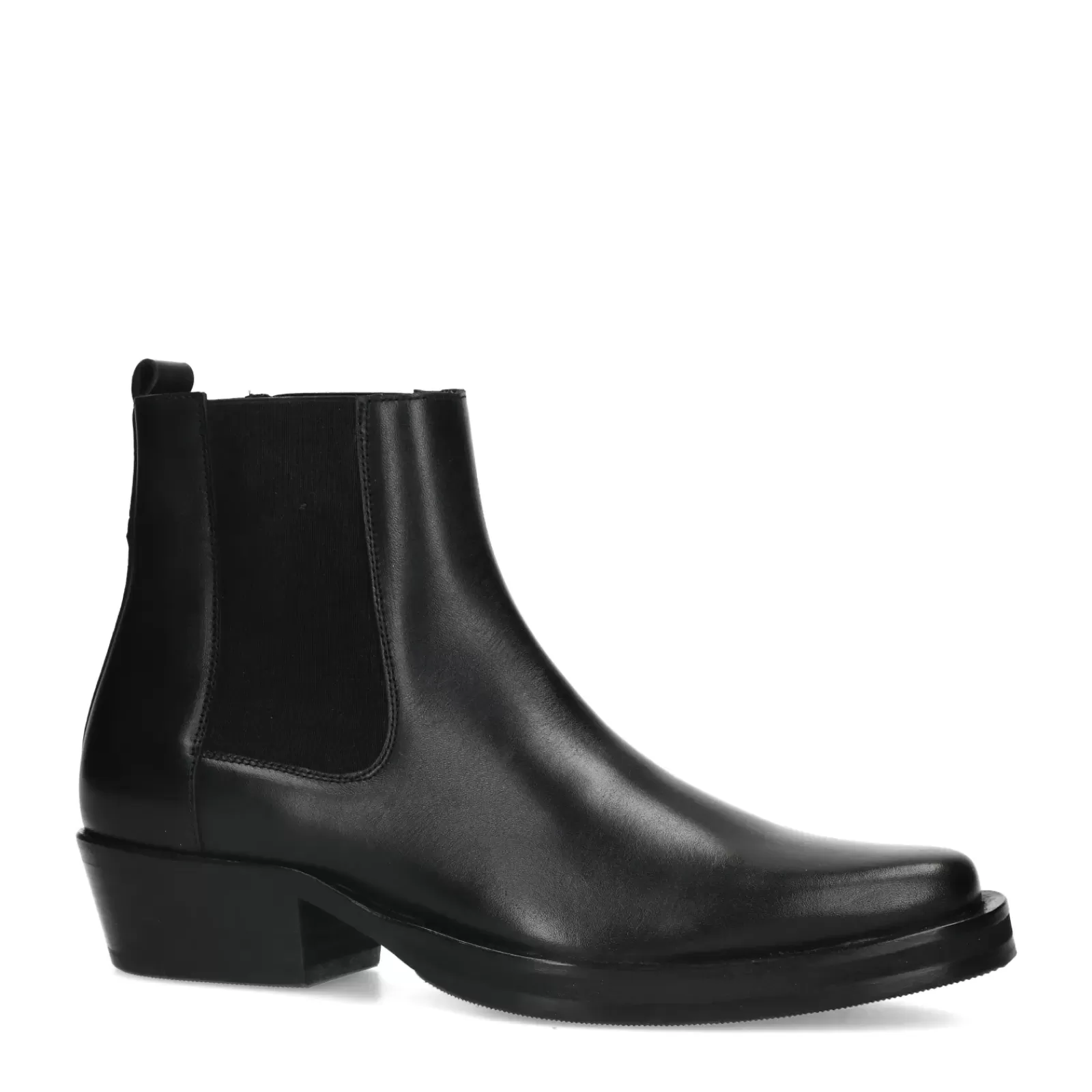 Hommes Sacha Bottes<Chelsea Boots En Cuir - Noir