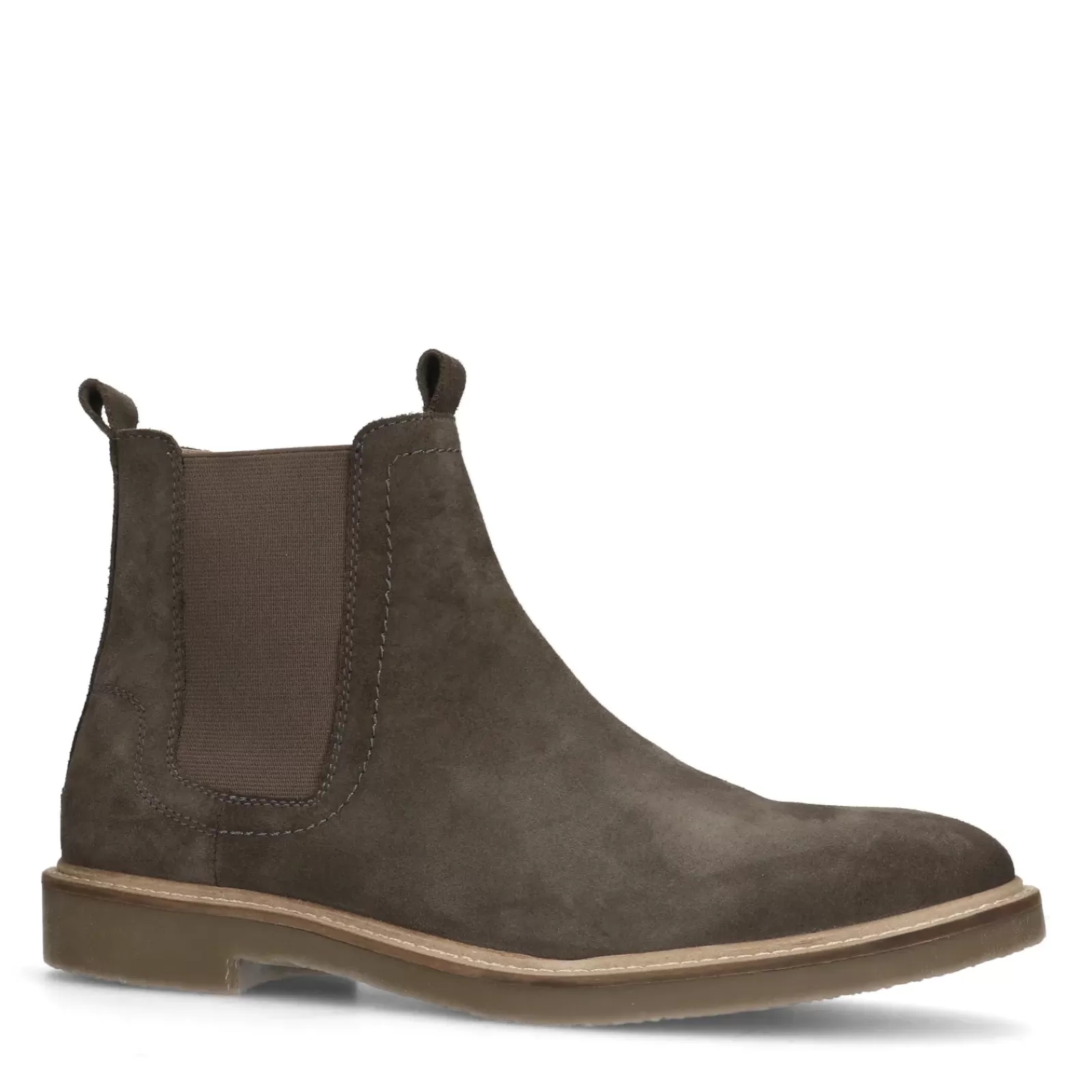 Hommes Sacha Bottes<Chelsea Boots En Daim - Gris