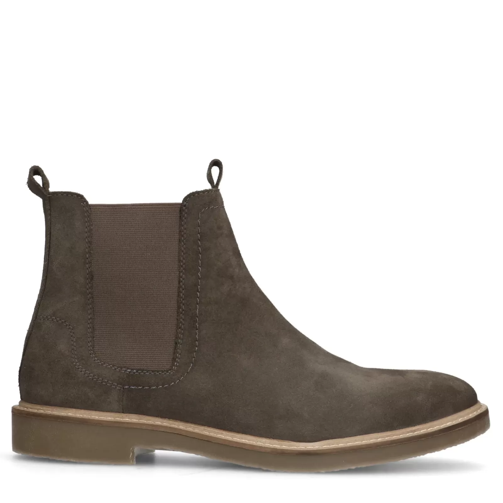 Hommes Sacha Bottes<Chelsea Boots En Daim - Gris