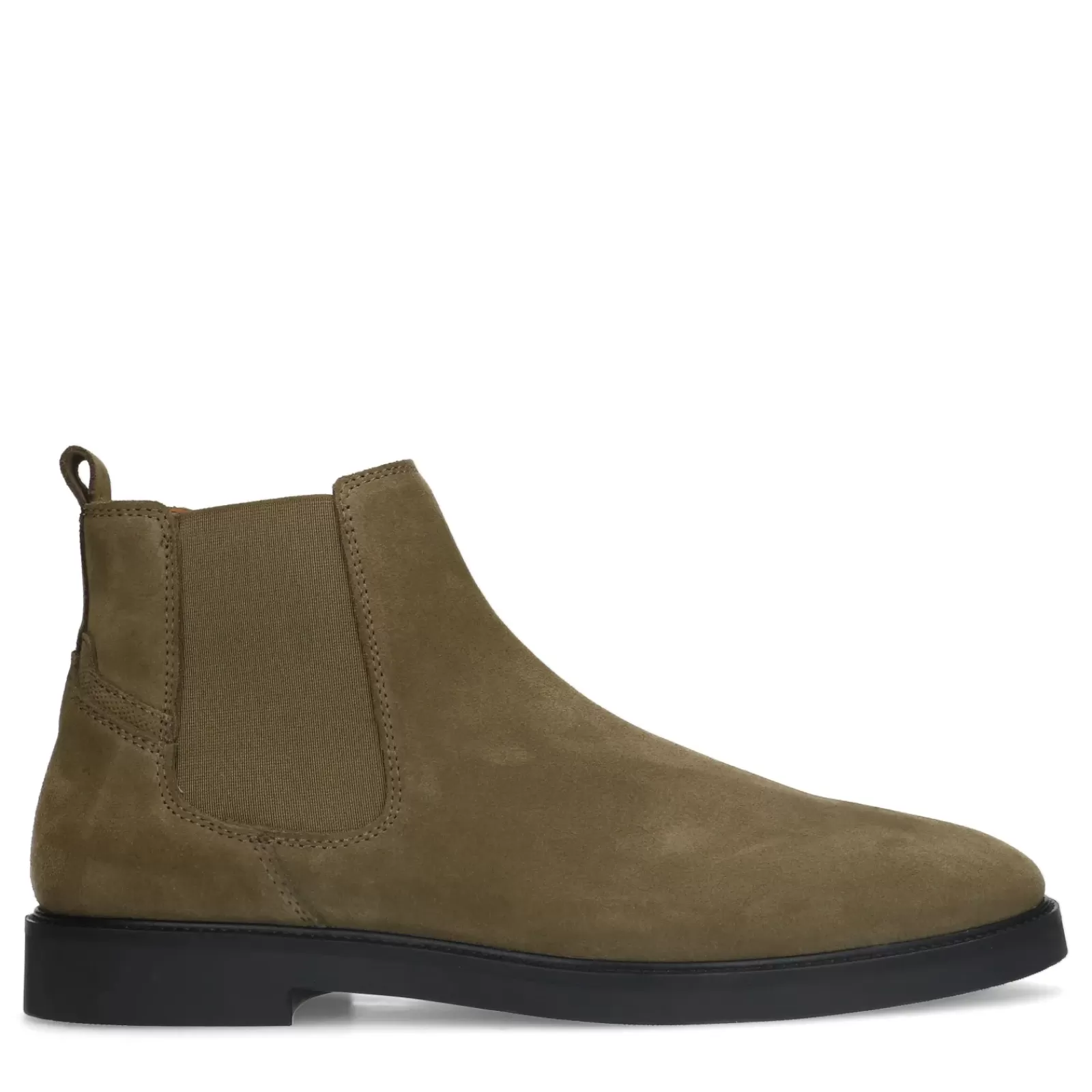 Hommes Sacha Bottes<Chelsea Boots En Daim - Kaki