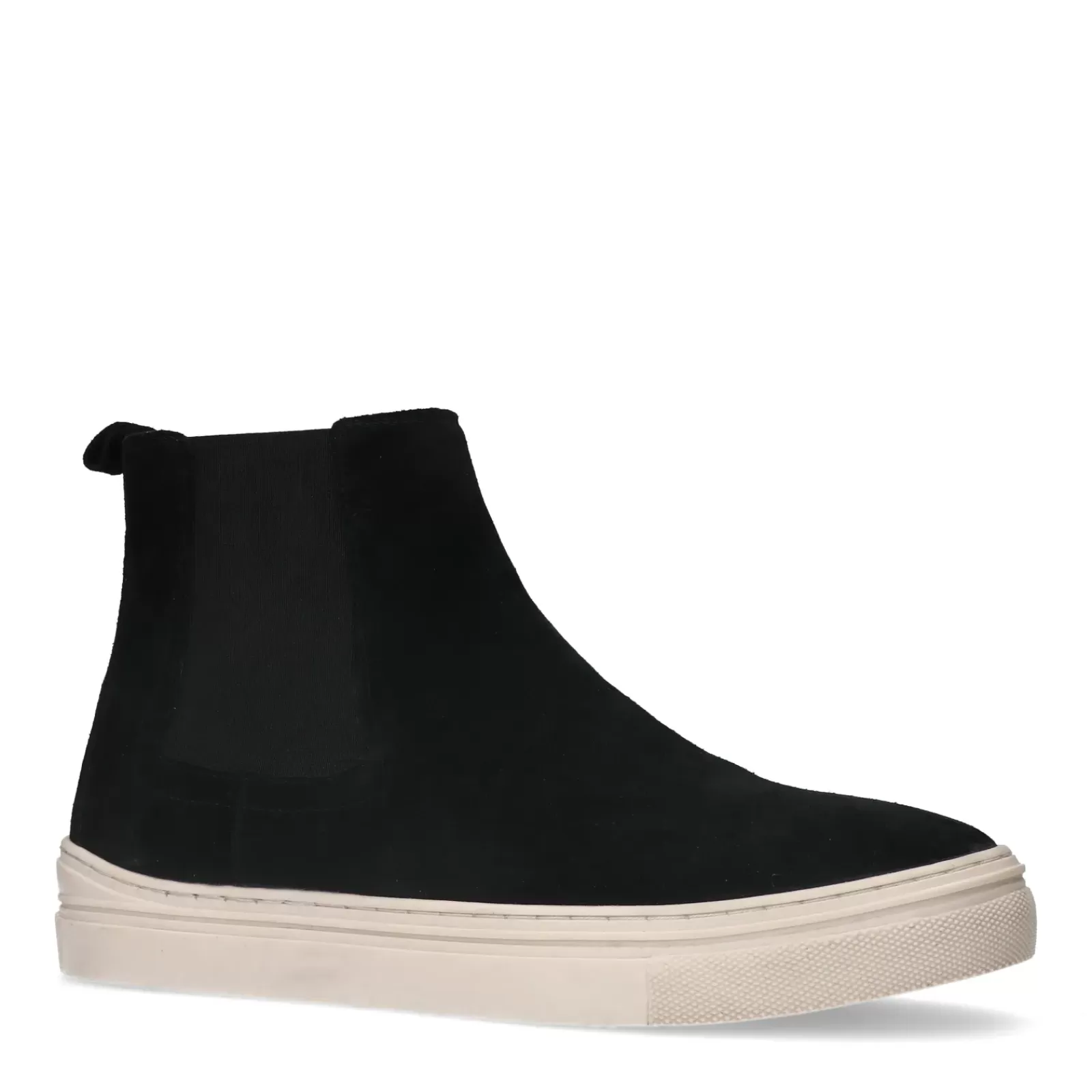 Hommes Sacha Bottes<Chelsea Boots En Daim - Noir