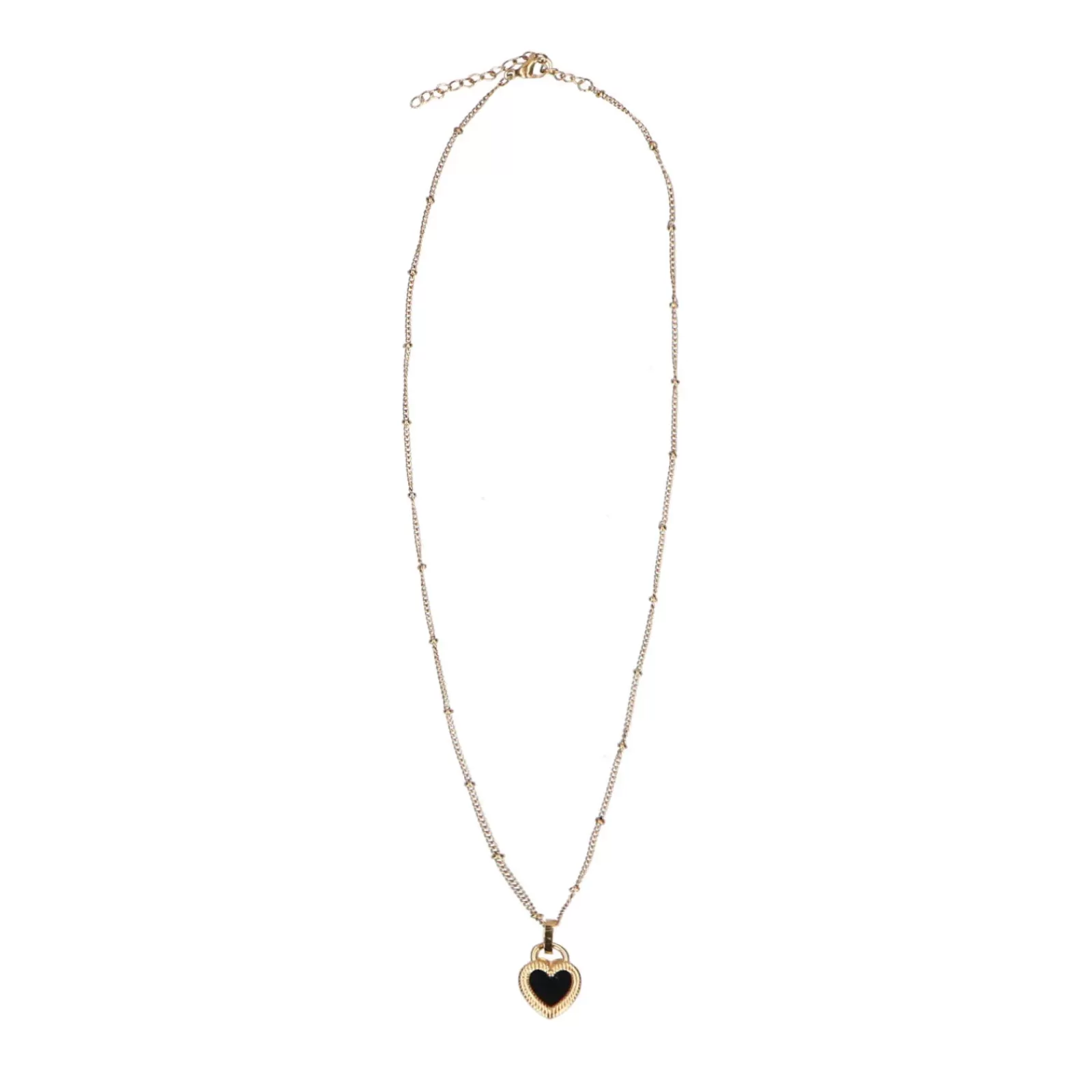 Femmes Sacha Bijoux<Collier Avec Pendentif Coeur - Dore