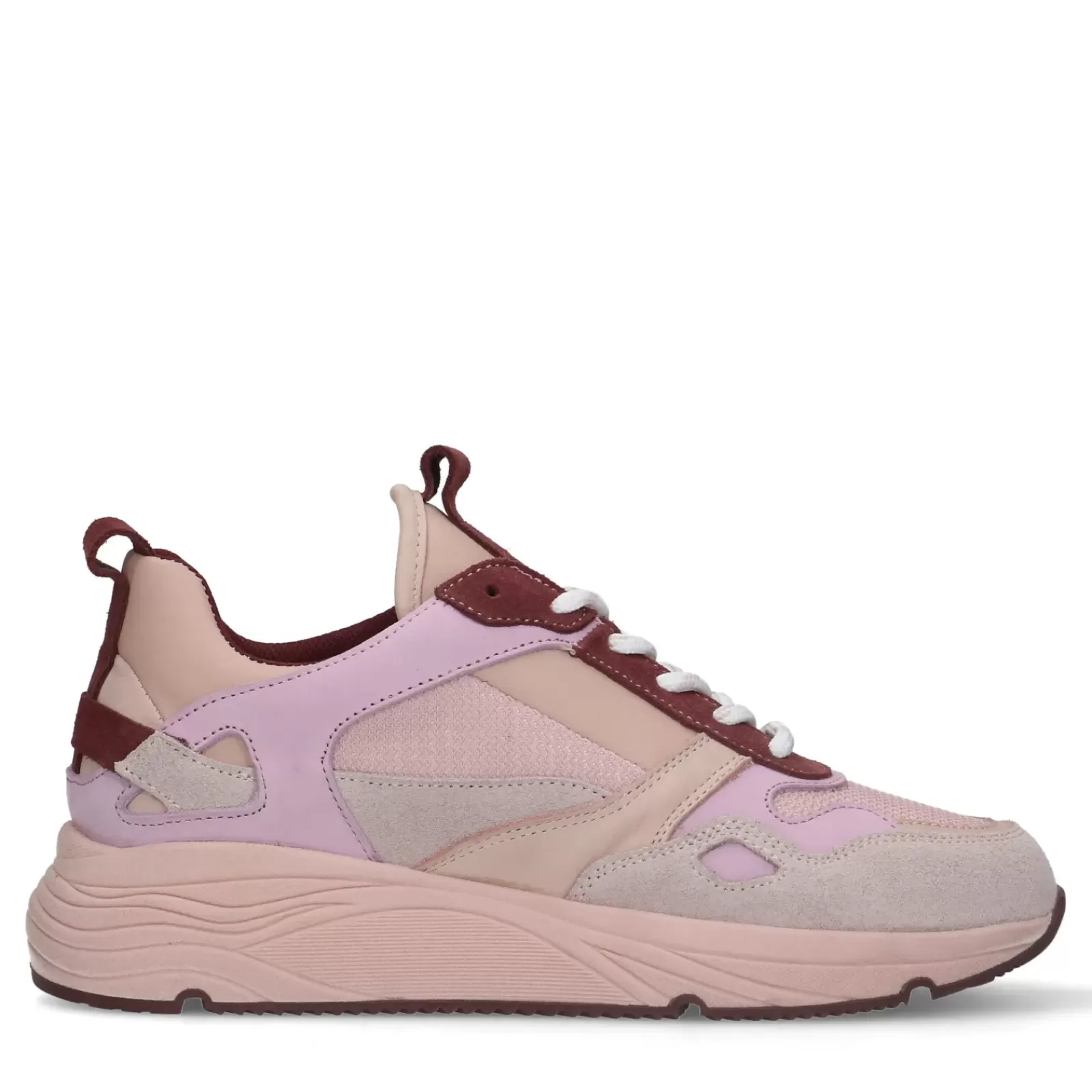 Femmes Sacha Baskets<Dad Shoes En Daim - Rose