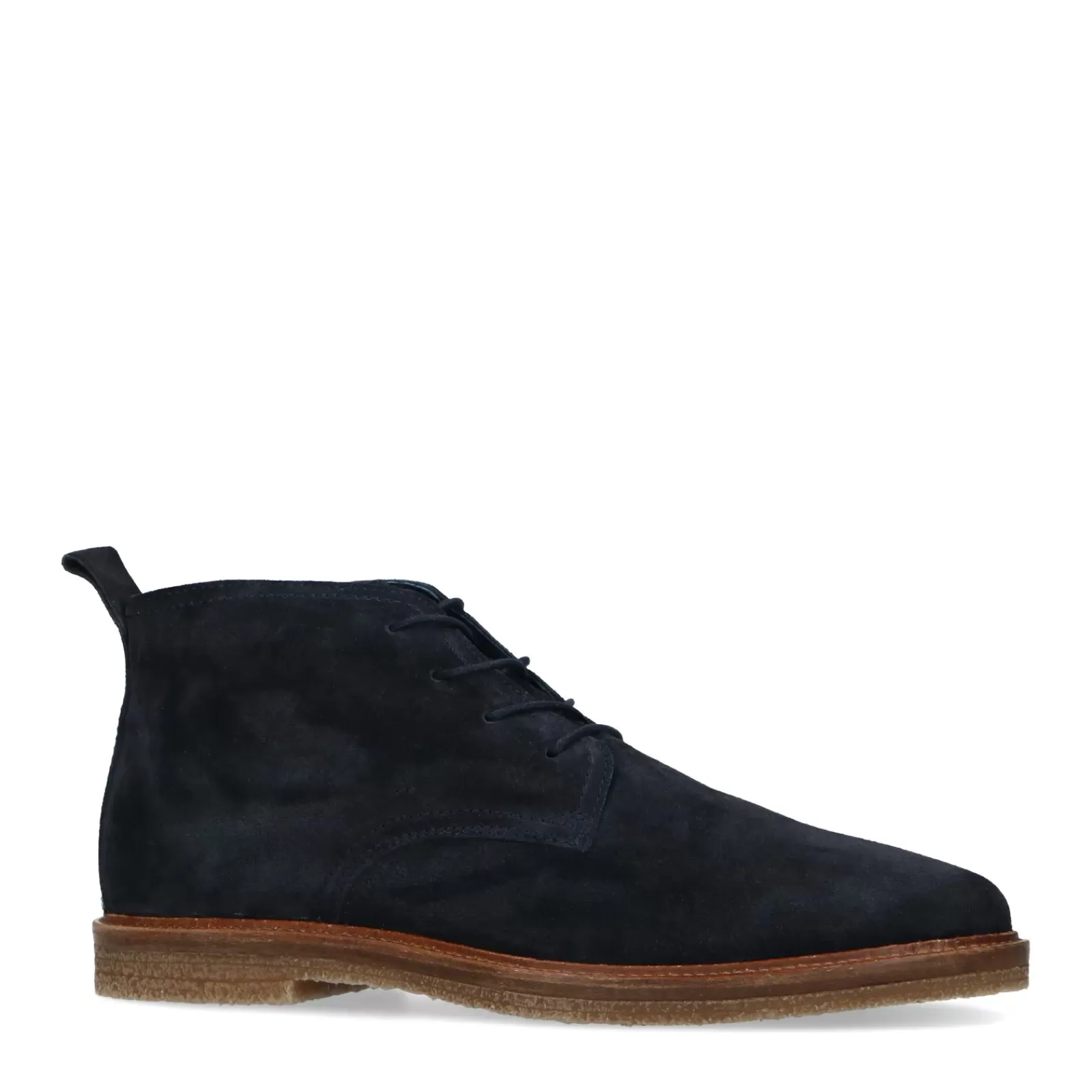 Hommes Sacha Bottes<Desert Boots En Daim - Bleu Fonce