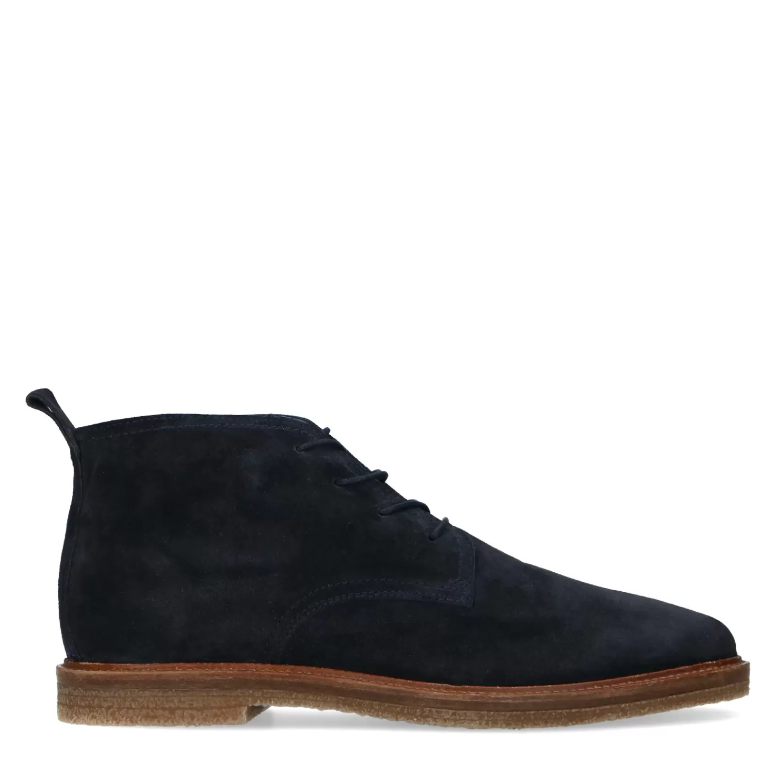 Hommes Sacha Bottes<Desert Boots En Daim - Bleu Fonce