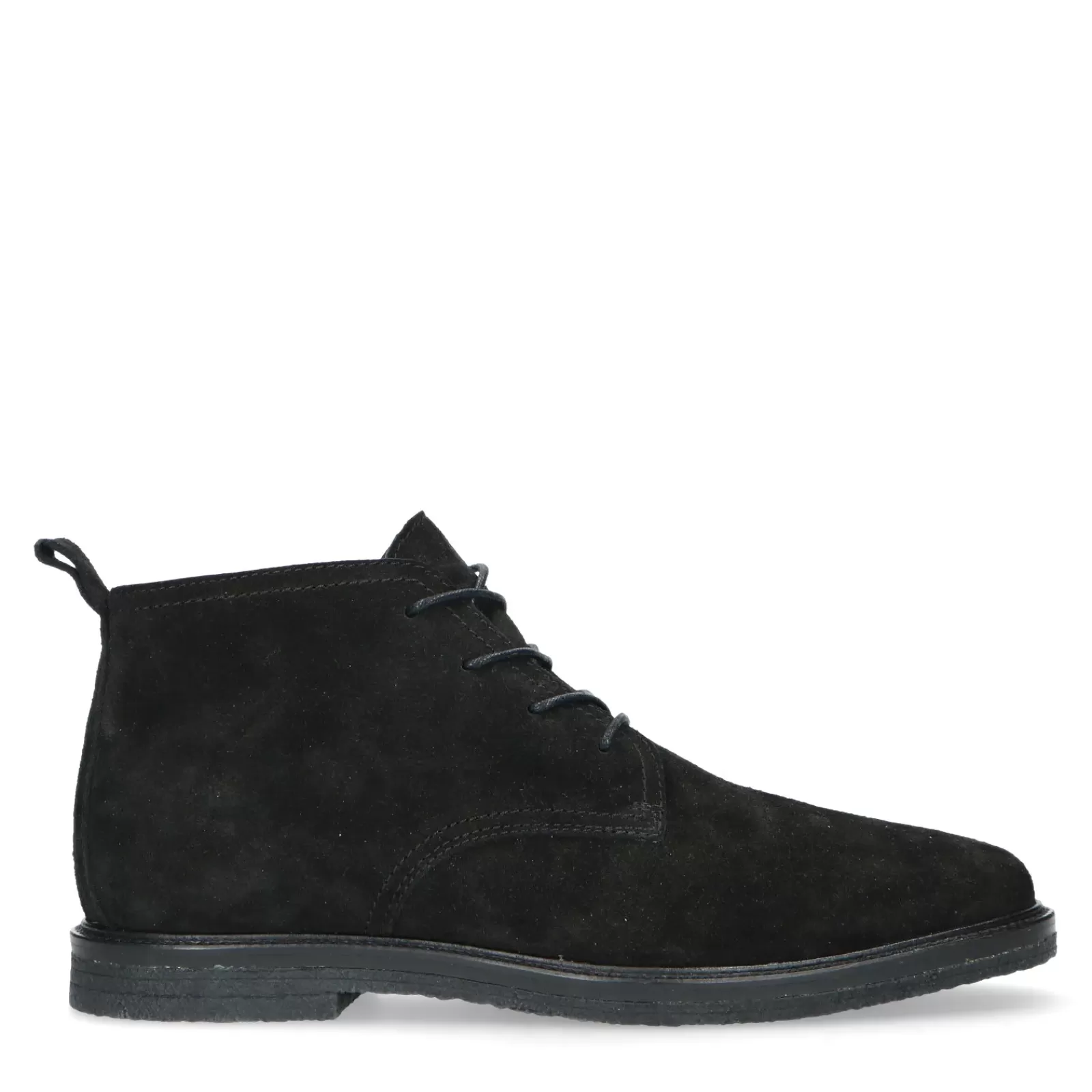 Hommes Sacha Bottes<Desert Boots En Daim - Noir