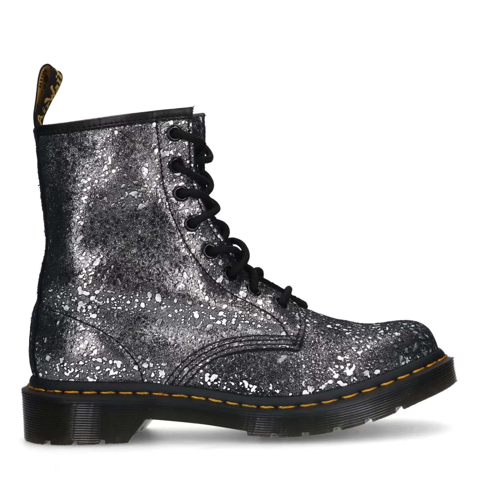 Femmes Sacha Bottines<Dr. Martens 1460 Metallic Black