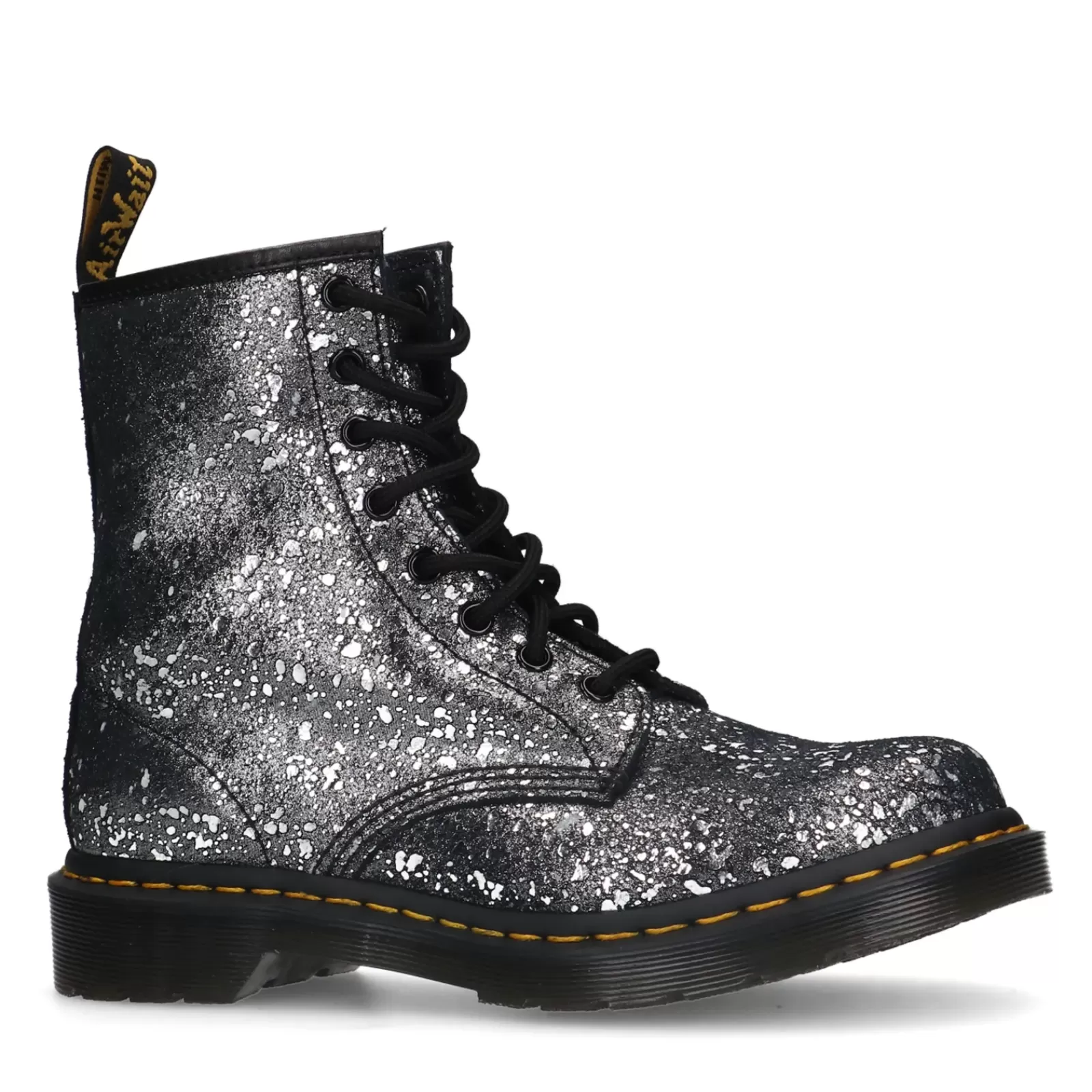 Femmes Sacha Bottines<Dr. Martens 1460 Metallic Black