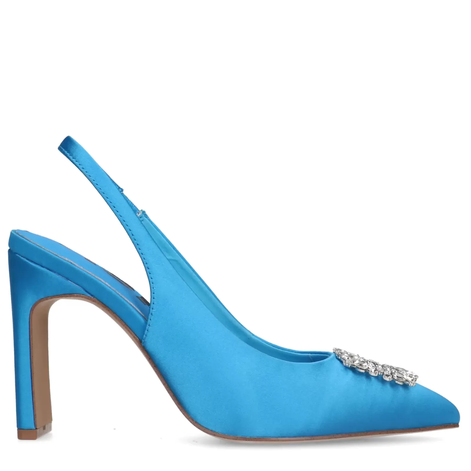 Femmes Sacha Escarpins<Escarpins Slingback Avec Strass - Bleu