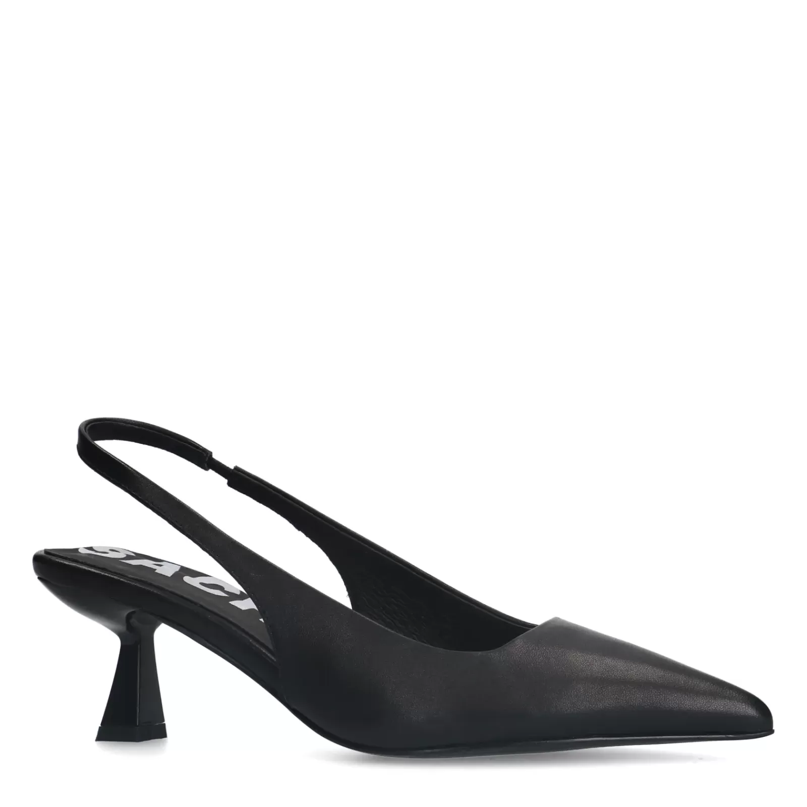 Femmes Sacha Escarpins<Escarpins Slingback En Cuir - Noir