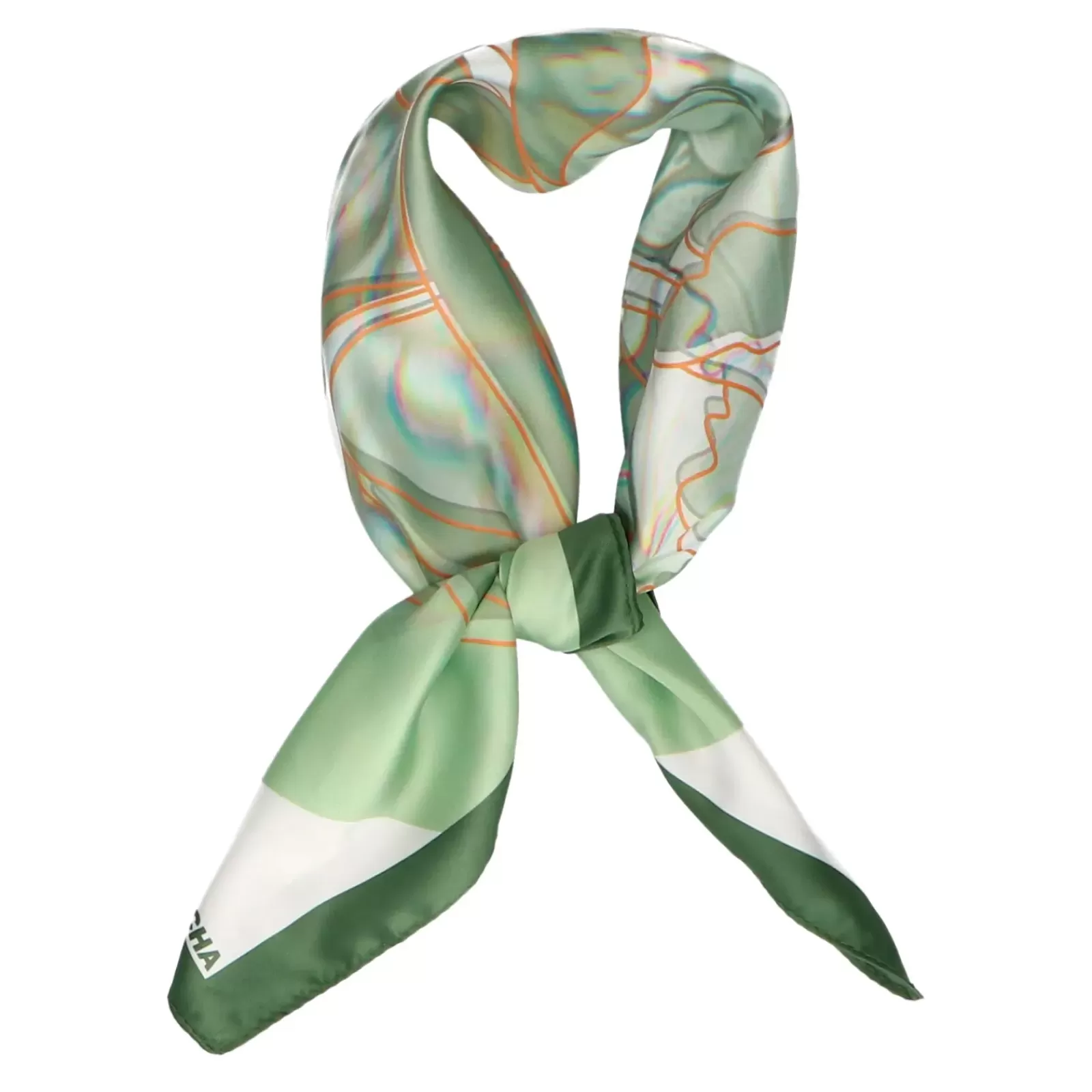 Femmes Sacha Echarpes<Foulard A Imprime - Vert