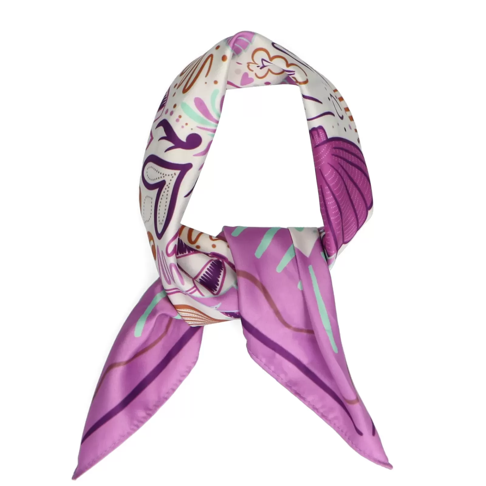 Femmes Sacha Echarpes<Foulard A Imprime - Violet