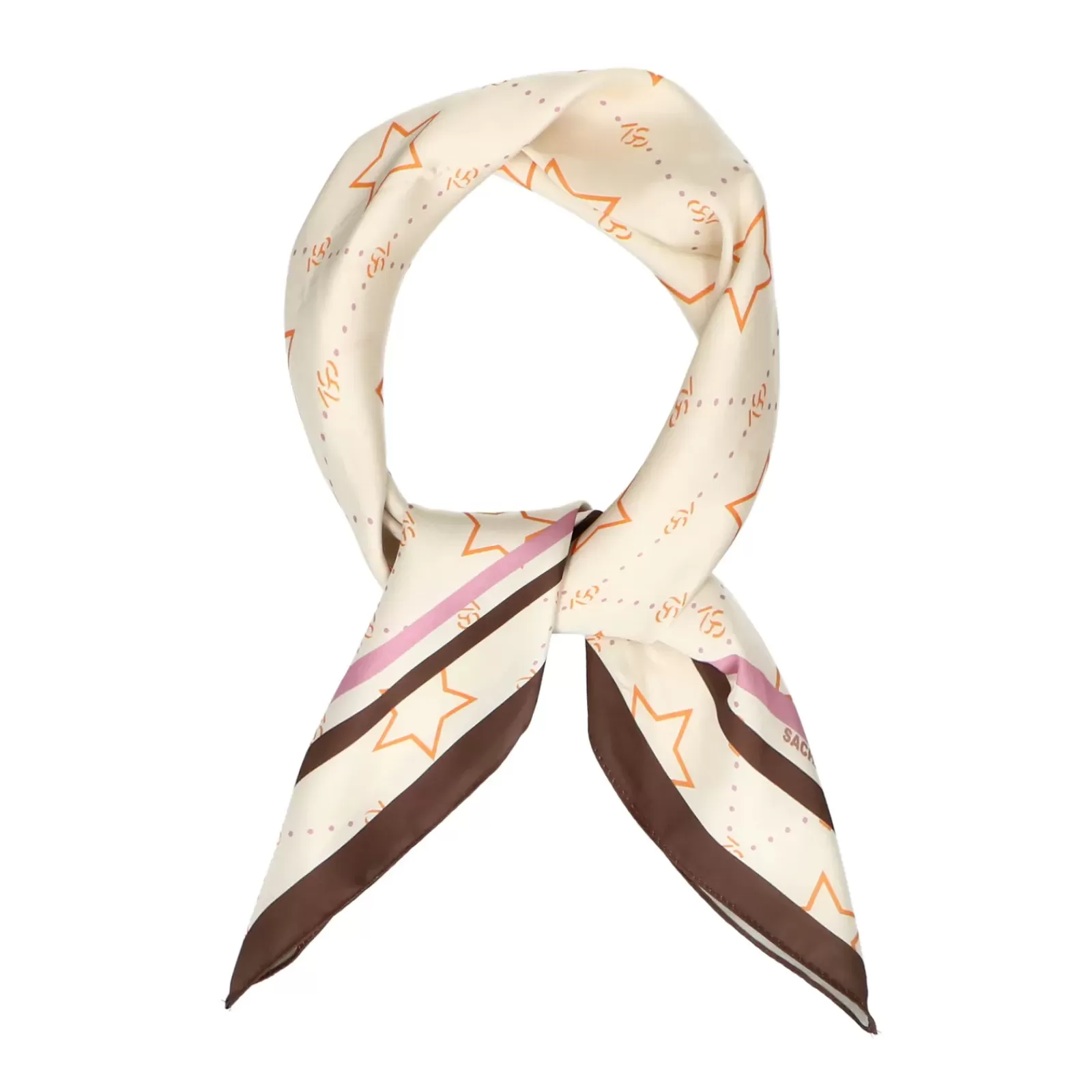 Femmes Sacha Echarpes<Foulard Avec Imprime - Blanc Casse