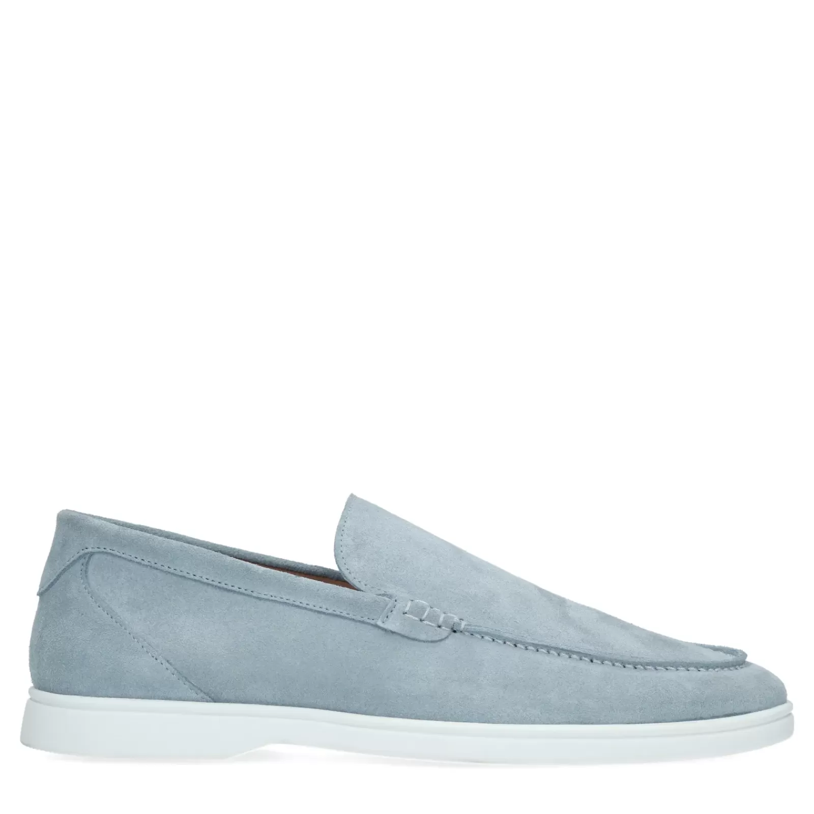 Hommes Sacha Mocassins<Loafers Bleu Clair En Daim