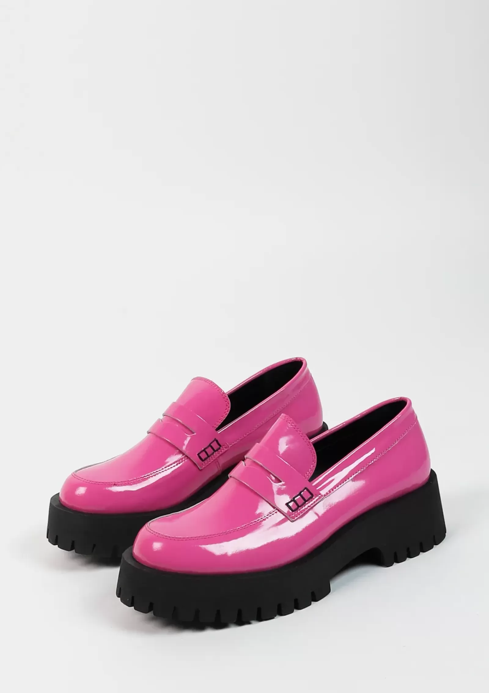 Femmes Sacha Mocassins<Loafers Cuir A Plateforme - Rose