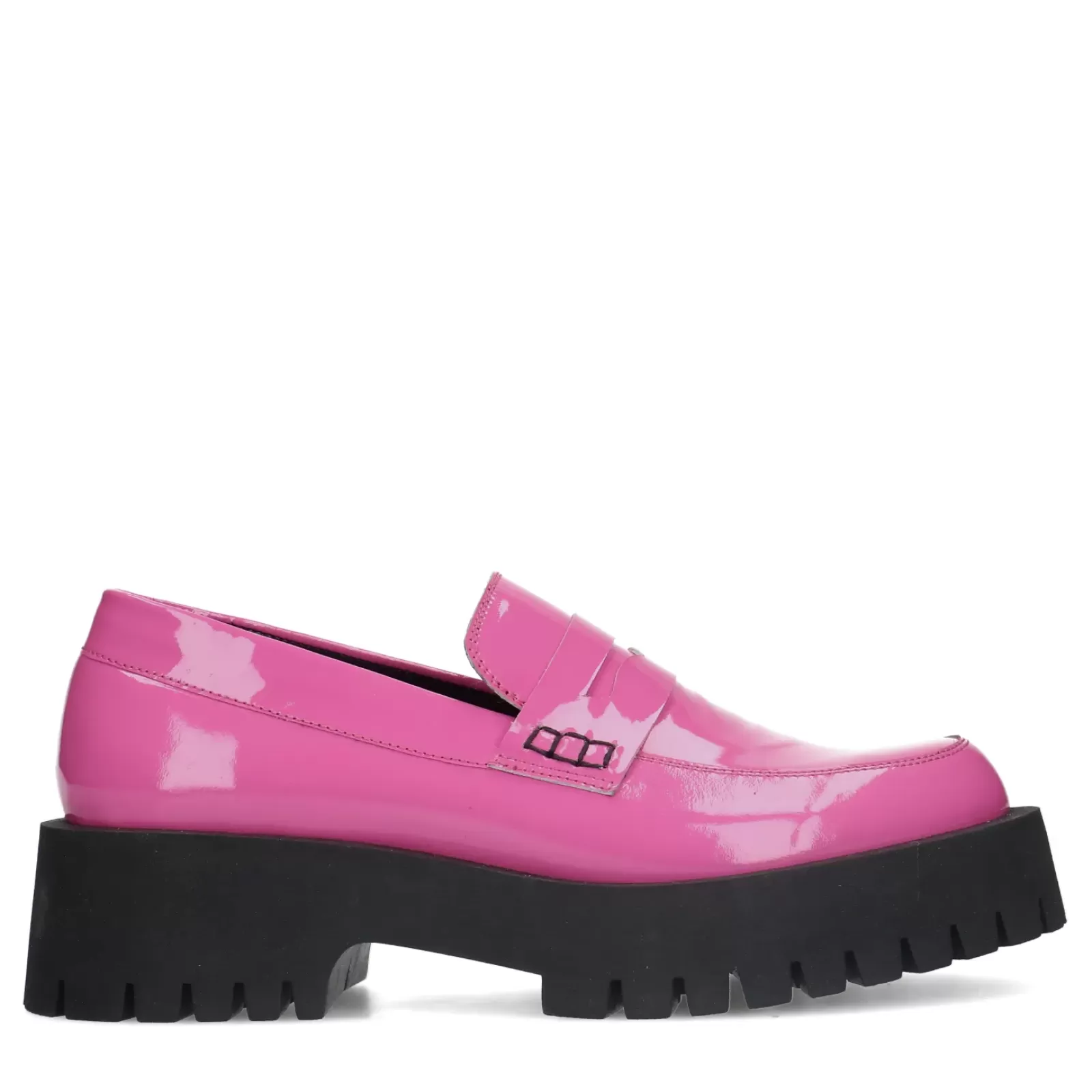 Femmes Sacha Mocassins<Loafers Cuir A Plateforme - Rose