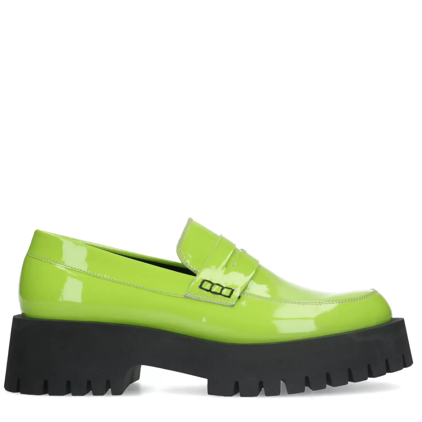 Femmes Sacha Mocassins<Loafers En Cuir - Vert