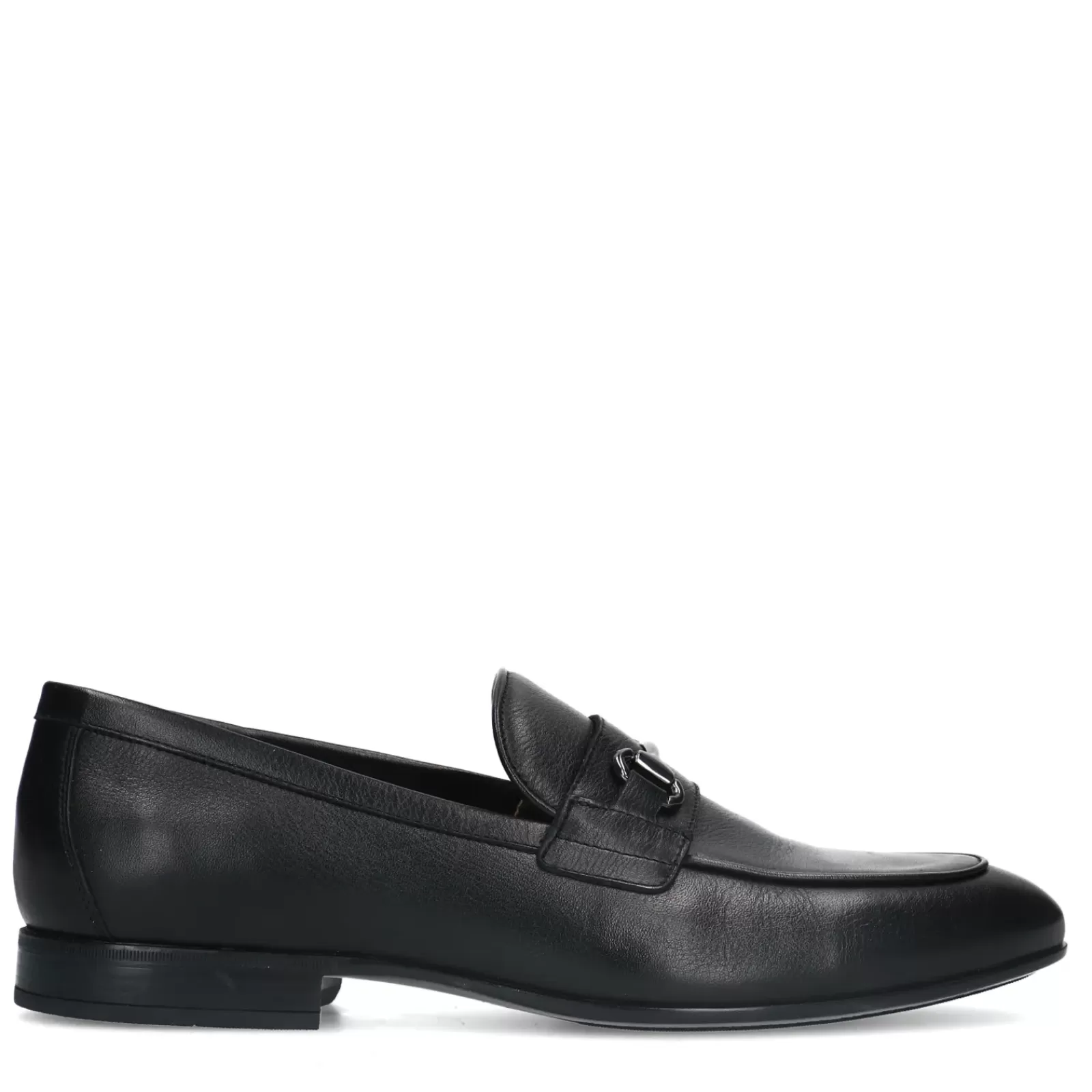 Hommes Sacha Mocassins<Loafers En Cuir Avec Chaine - Noir