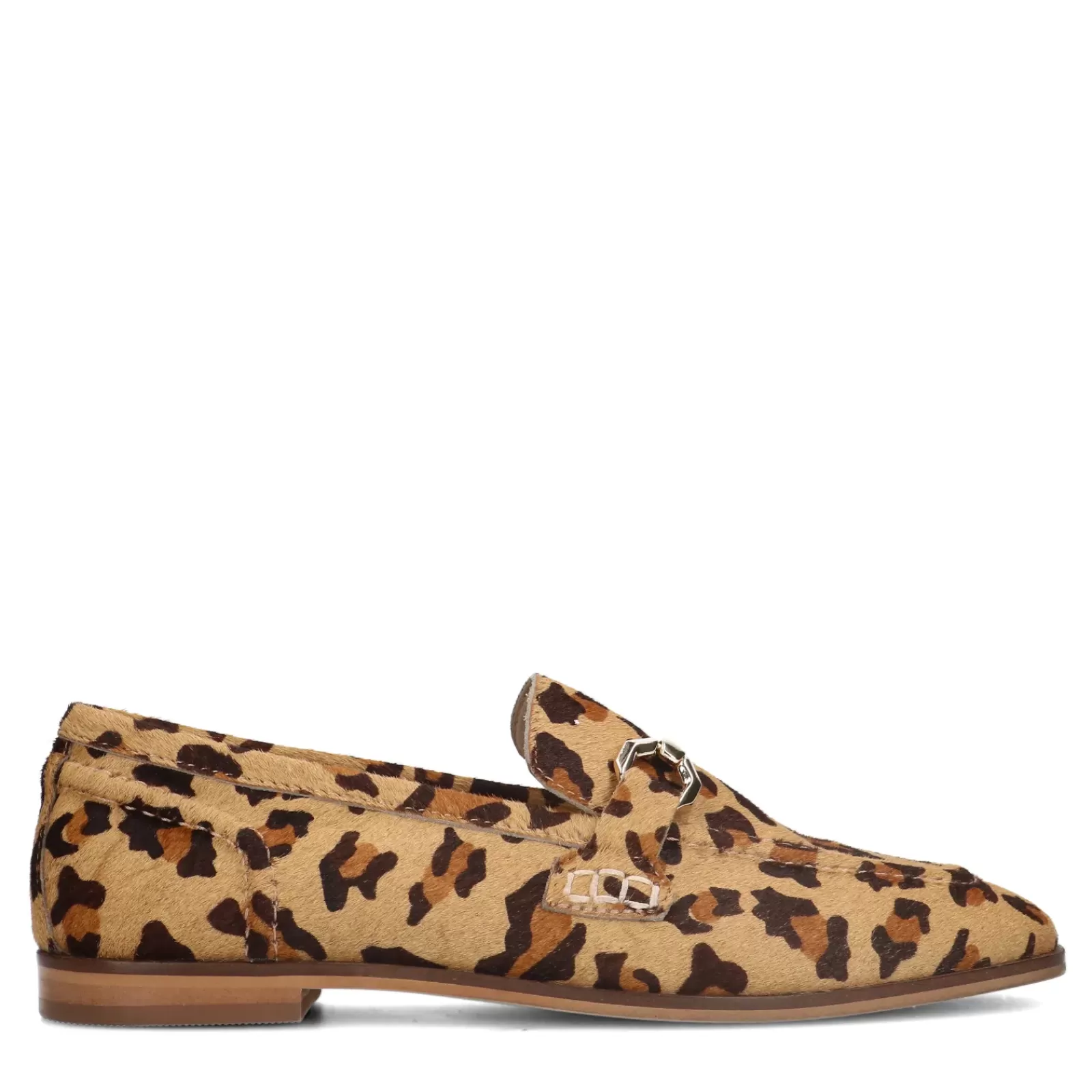 Femmes Sacha Mocassins<Loafers En Cuir Imprime Leopard Avec Boucle