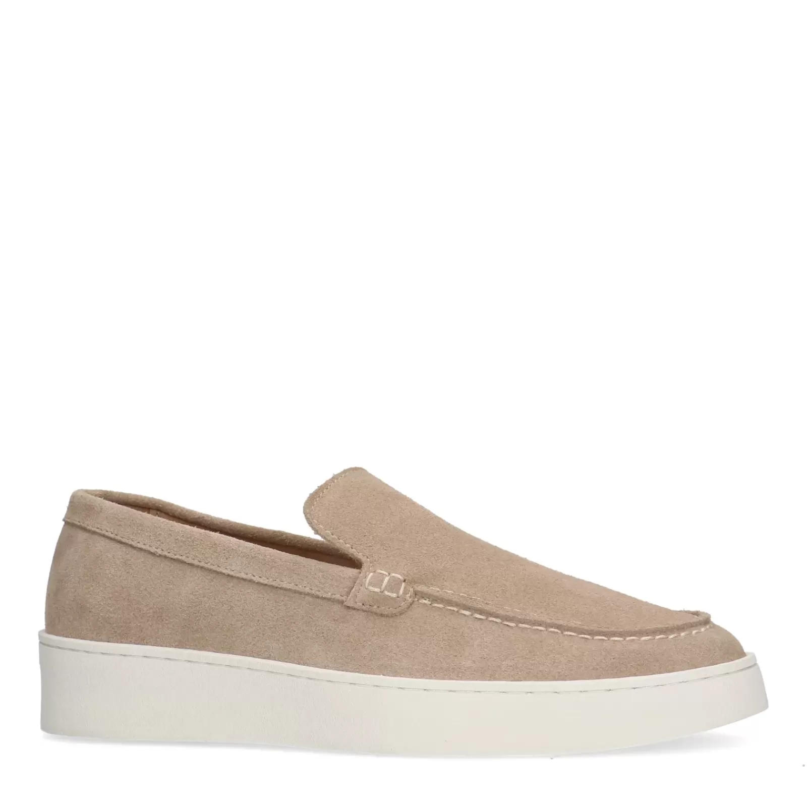 Femmes Sacha Mocassins<Loafers En Daim Avec Semelle Plateforme - Beige