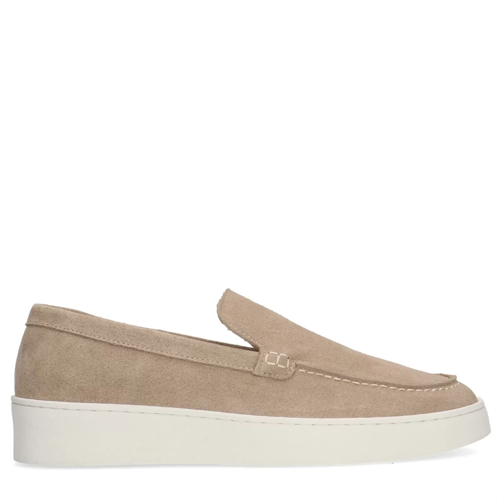 Femmes Sacha Mocassins<Loafers En Daim Avec Semelle Plateforme - Beige