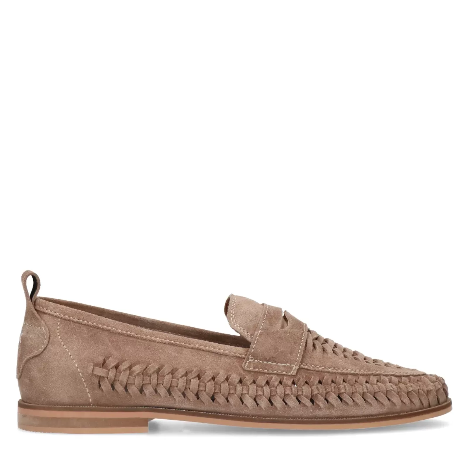 Hommes Sacha Mocassins<Loafers Tresses En Daim - Taupe