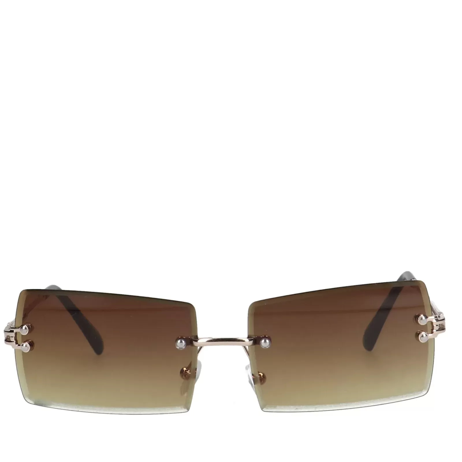 Femmes Sacha Lunettes De Soleil<Lunettes De Soleil Rectangulaires - Marron Clair