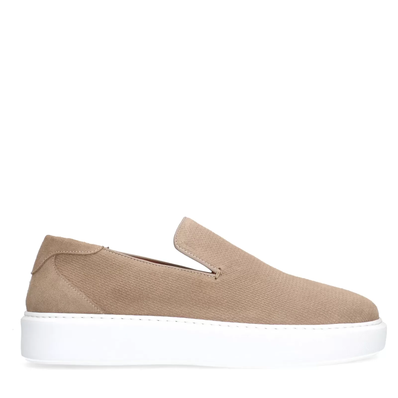 Hommes Sacha Mocassins<Mocassins En Daim - Beige