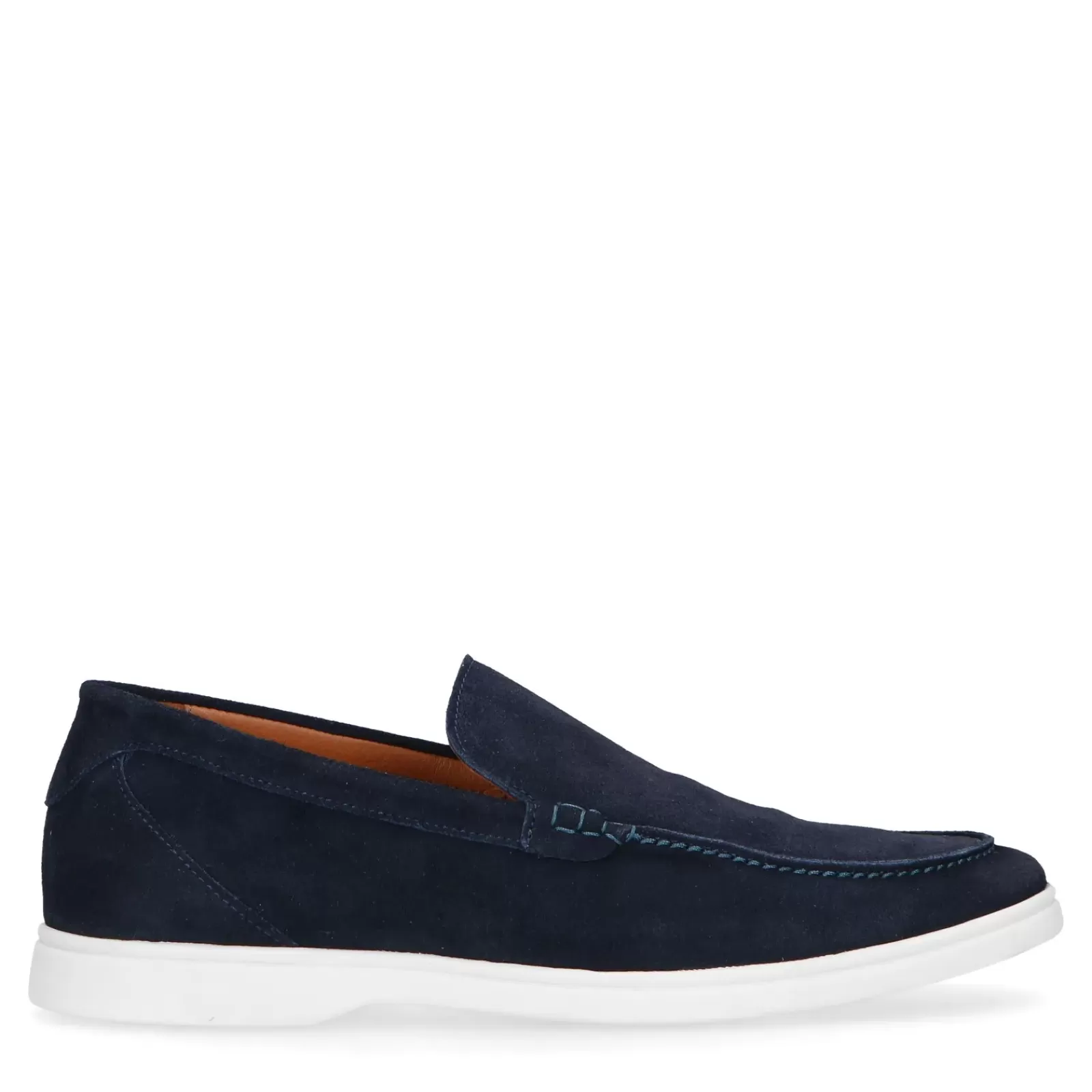 Hommes Sacha Mocassins<Mocassins En Daim - Bleu Fonce