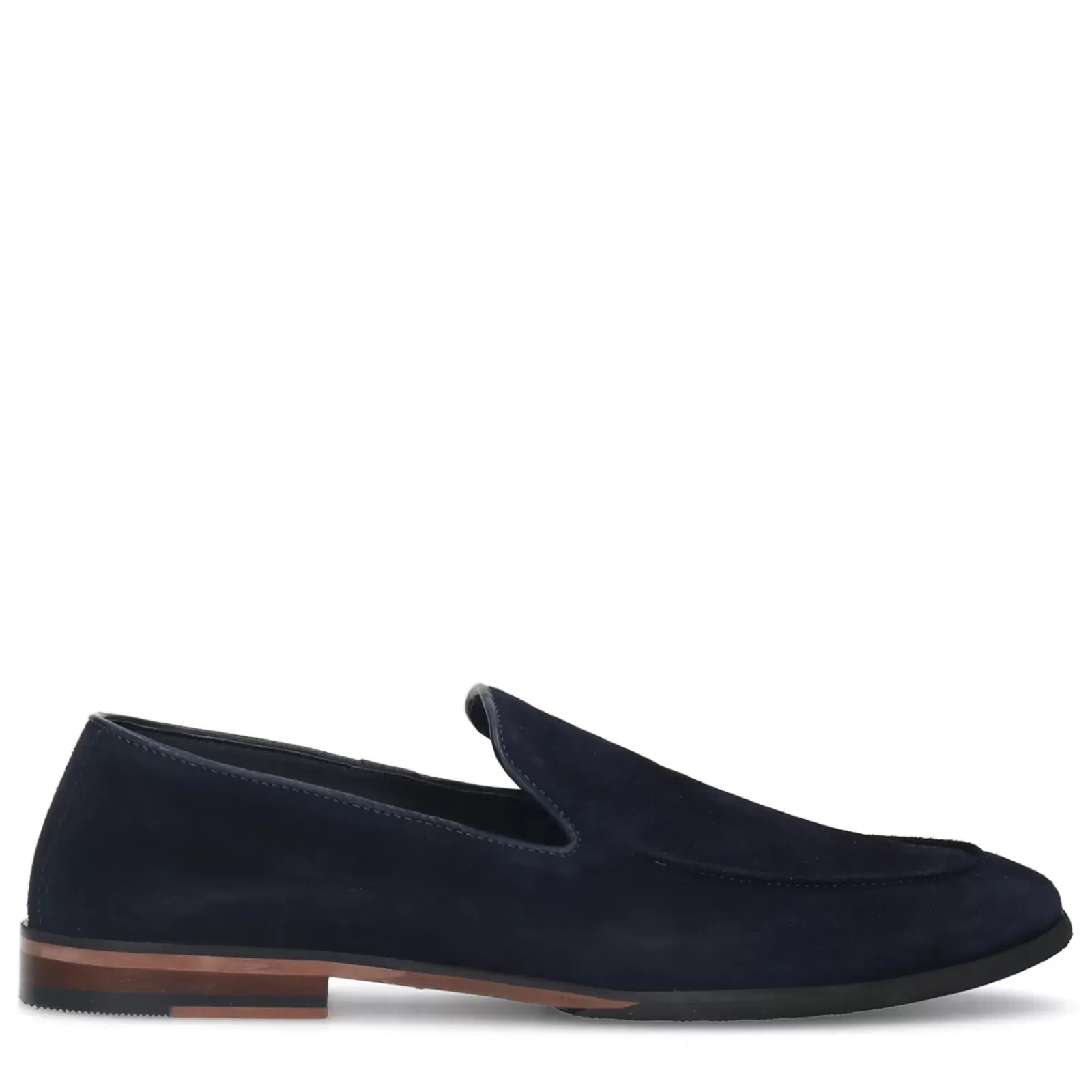 Hommes Sacha Mocassins<Mocassins En Daim - Bleu Fonce