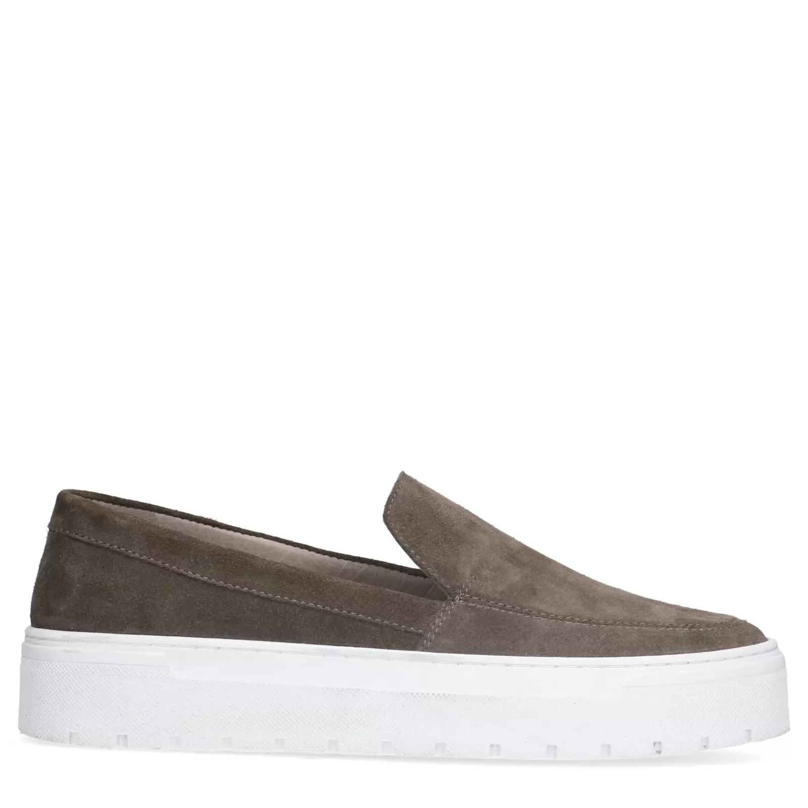 Hommes Sacha Mocassins<Mocassins En Daim - Gris