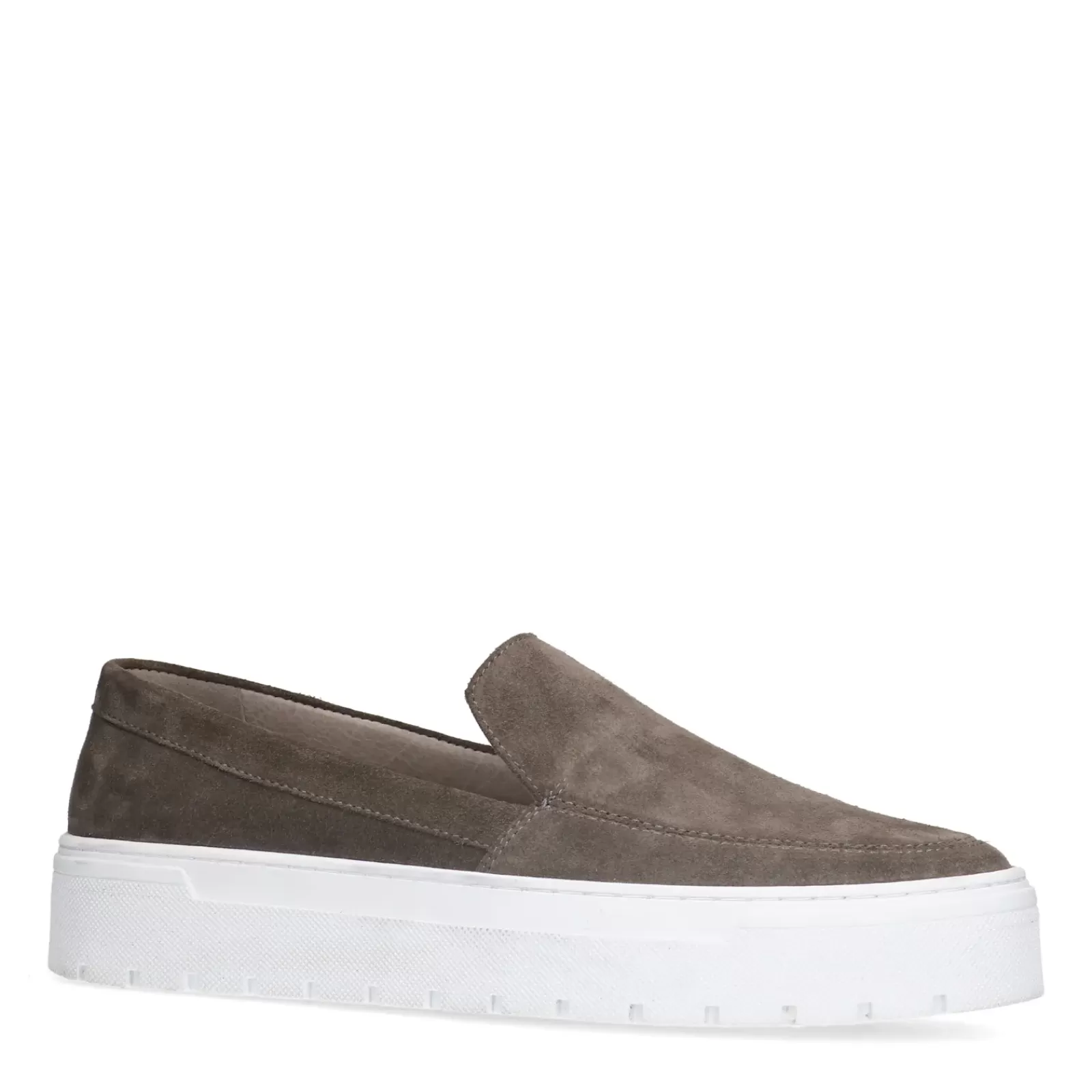 Hommes Sacha Mocassins<Mocassins En Daim - Gris