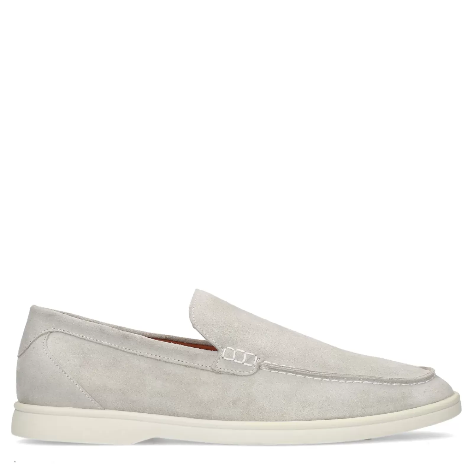 Hommes Sacha Mocassins<Mocassins En Daim - Gris Clair