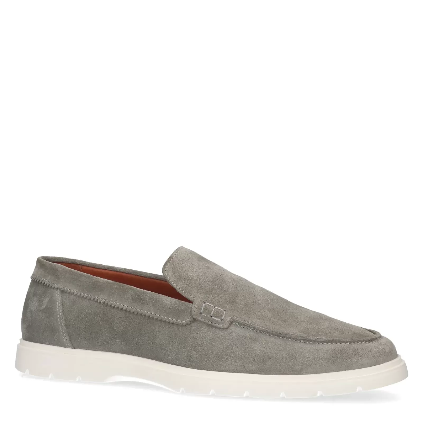 Hommes Sacha Mocassins<Mocassins En Daim - Gris Clair