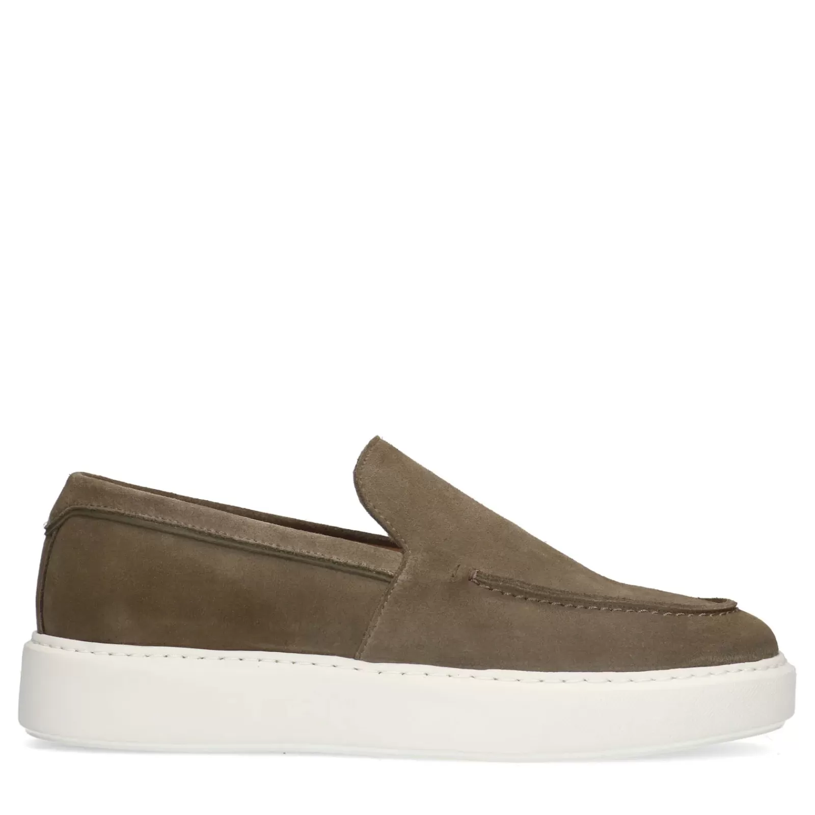 Hommes Sacha Mocassins<Mocassins En Daim - Kaki