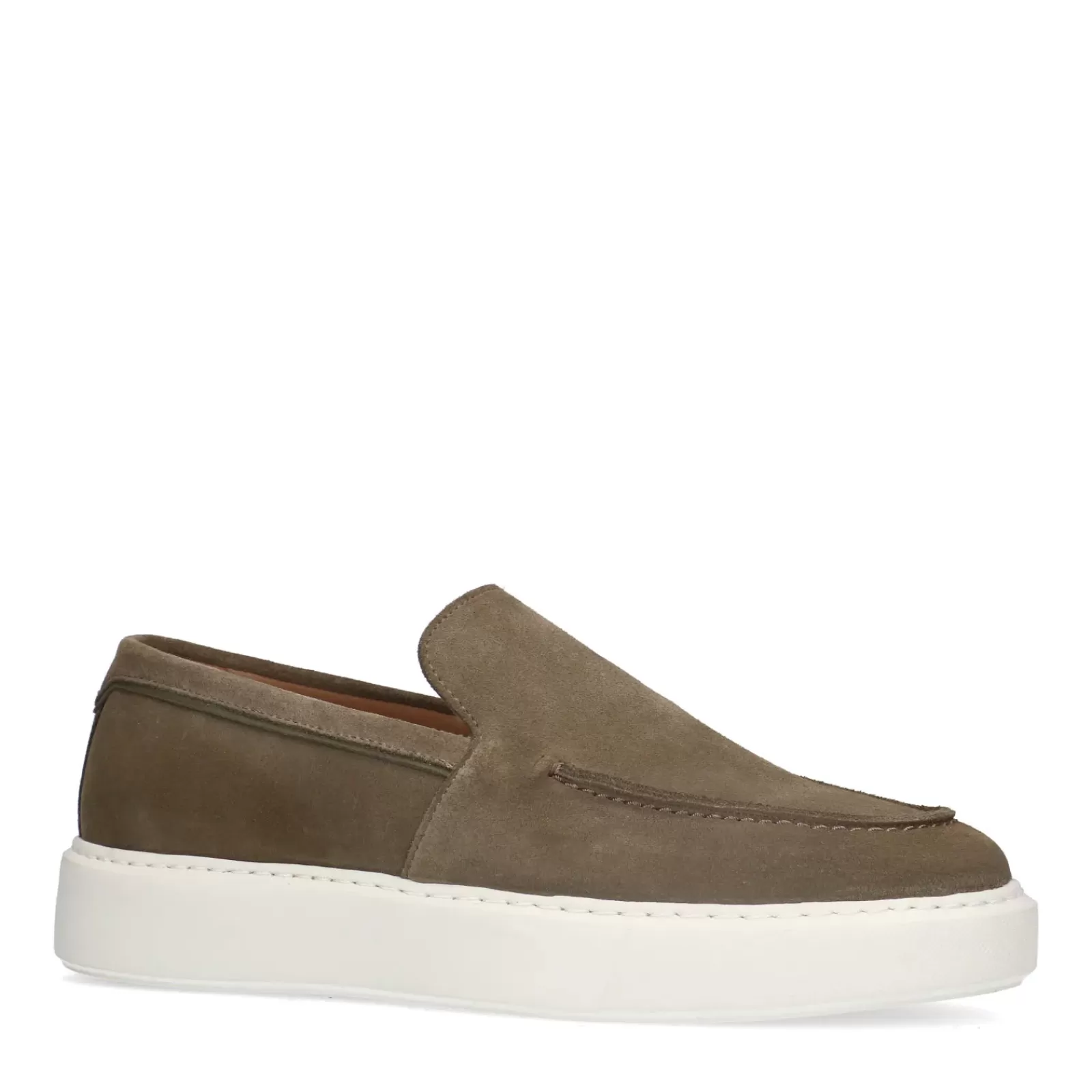 Hommes Sacha Mocassins<Mocassins En Daim - Kaki