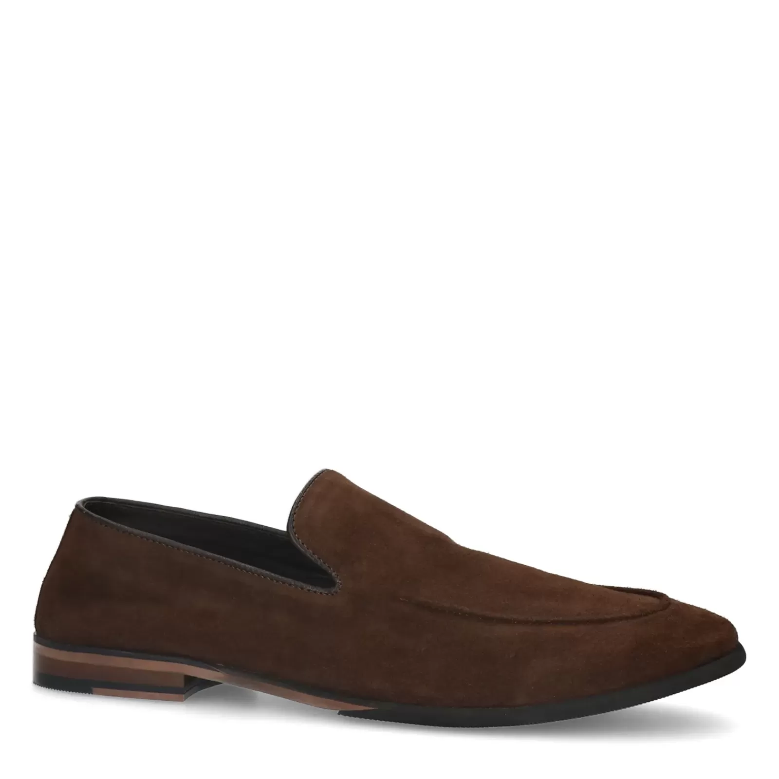 Hommes Sacha Mocassins<Mocassins En Daim - Marron Fonce