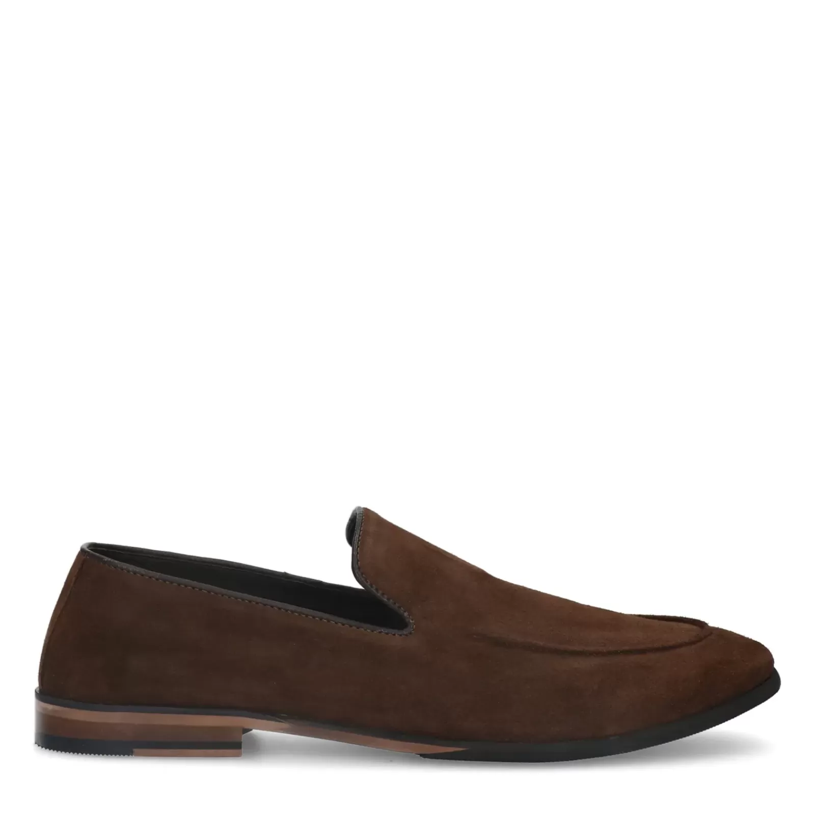 Hommes Sacha Mocassins<Mocassins En Daim - Marron Fonce