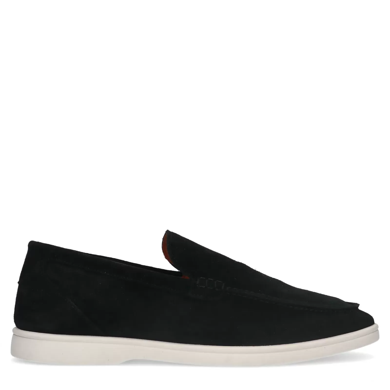 Hommes Sacha Mocassins<Mocassins En Daim - Noir