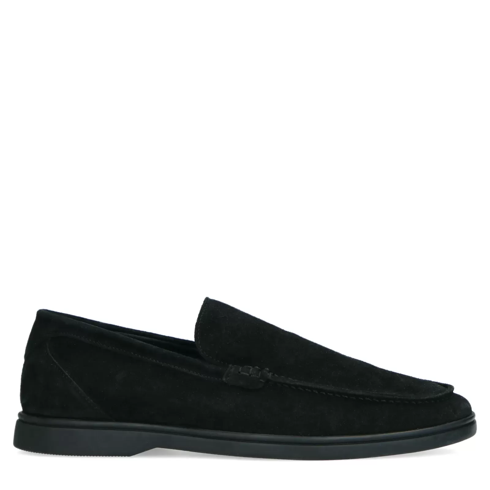 Hommes Sacha Mocassins<Mocassins En Daim - Noir