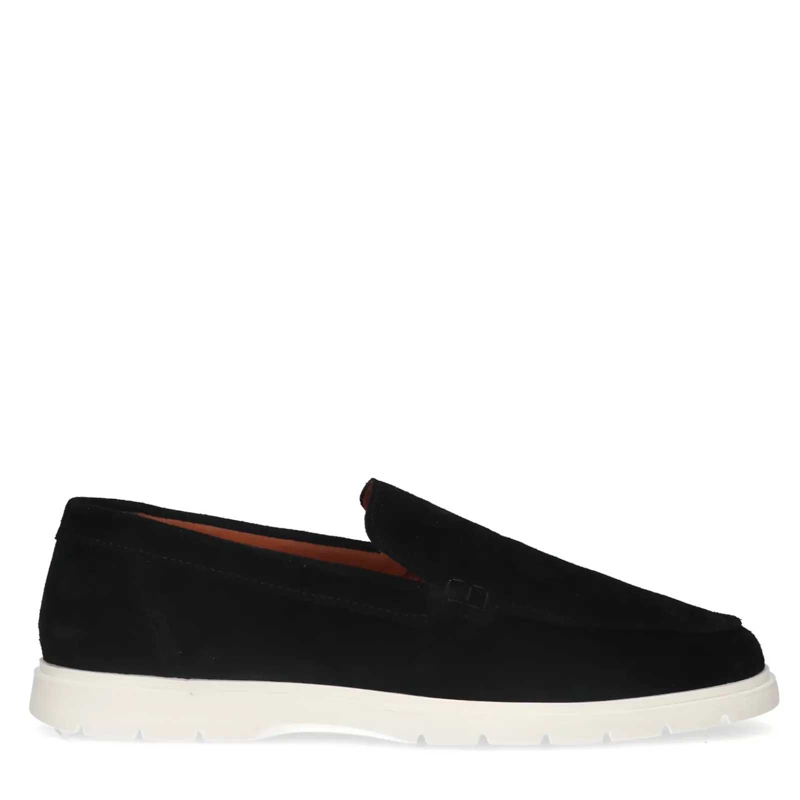 Hommes Sacha Mocassins<Mocassins En Daim - Noir