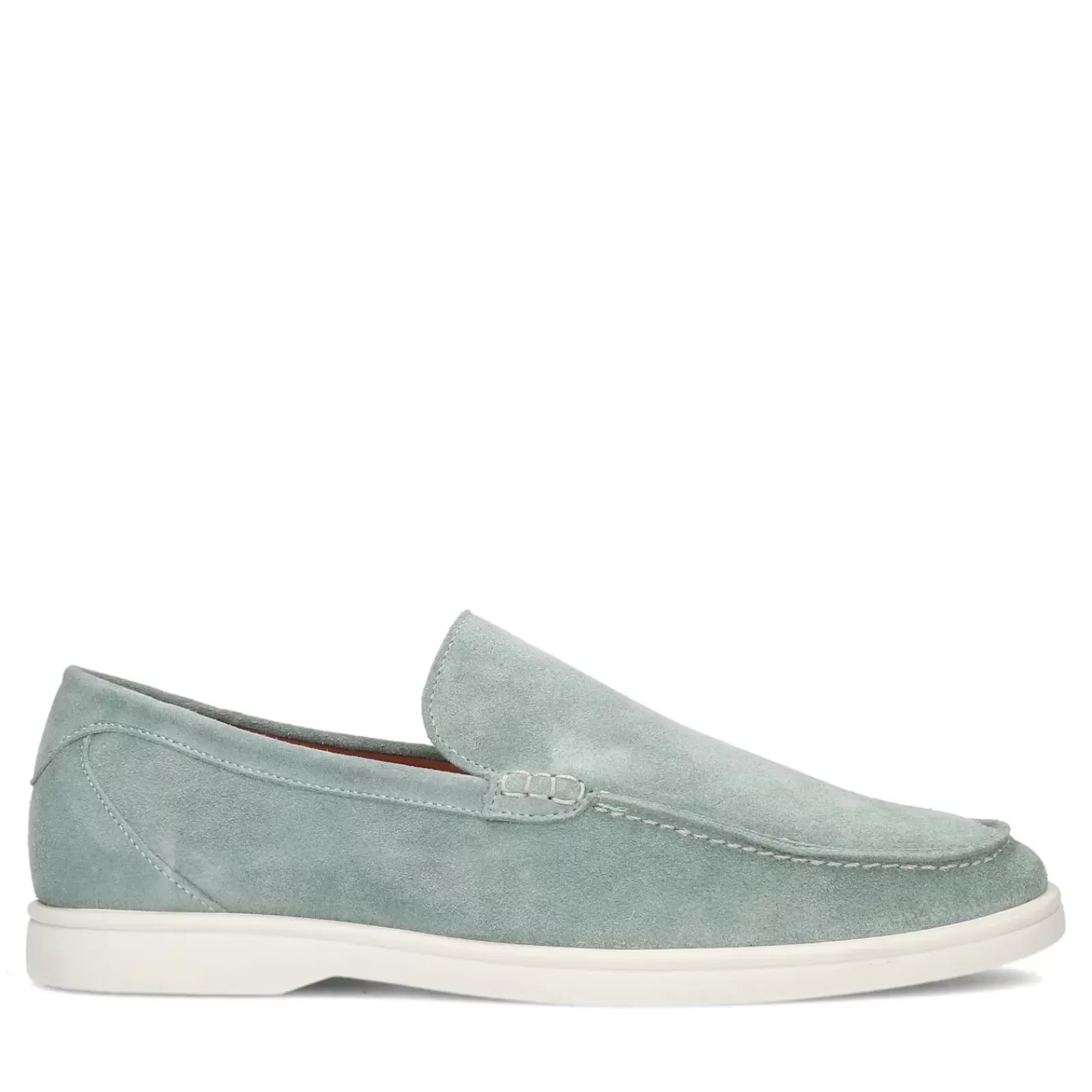 Hommes Sacha Mocassins<Mocassins En Daim - Vert