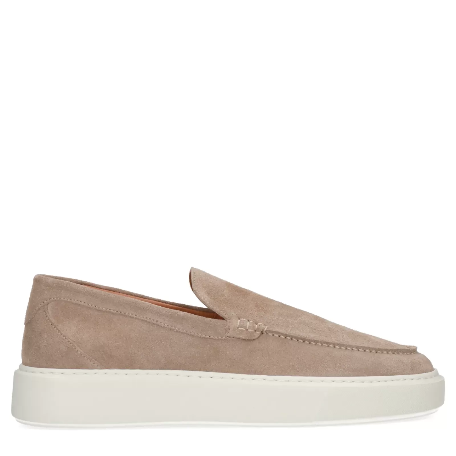 Hommes Sacha Mocassins<Mocassins En Daim Avec Semelle - Beige