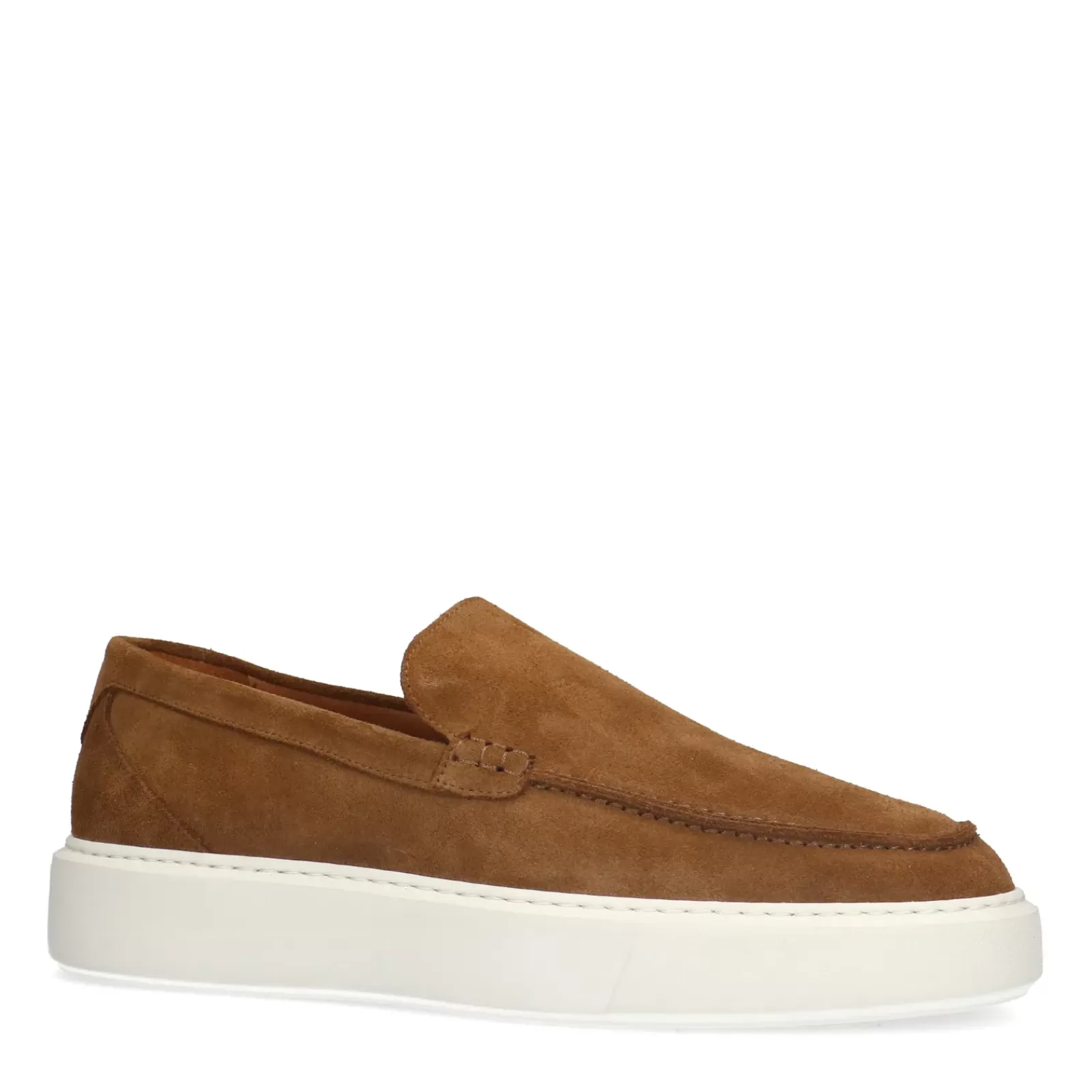 Hommes Sacha Mocassins<Mocassins En Daim Avec Semelle Sneaker - Marron