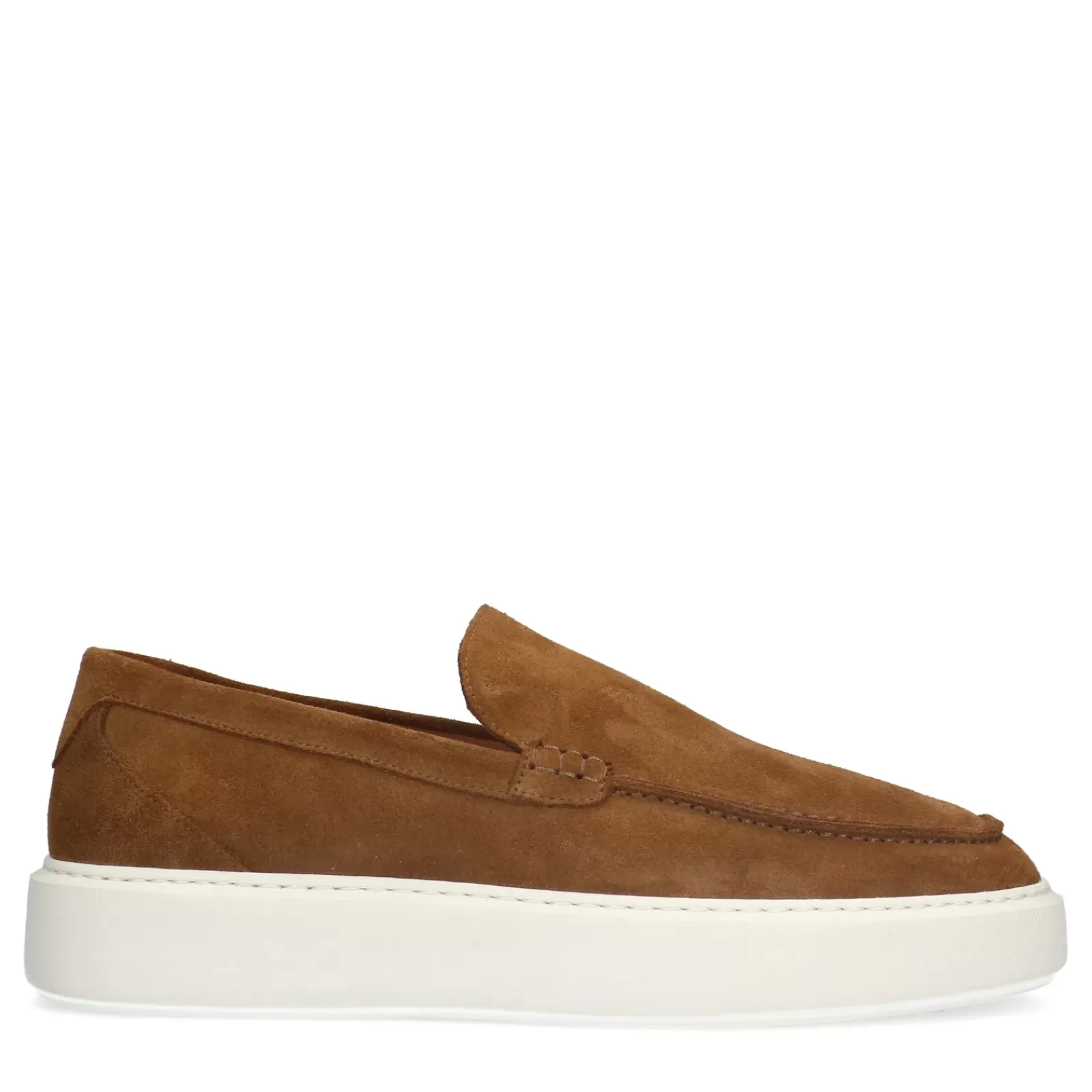 Hommes Sacha Mocassins<Mocassins En Daim Avec Semelle Sneaker - Marron