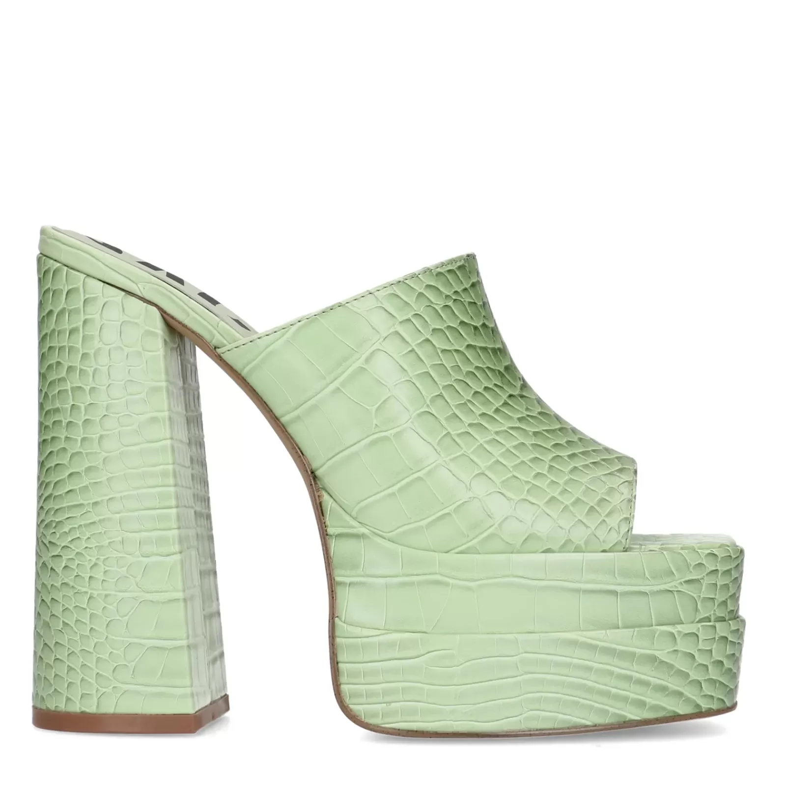 Femmes Sacha Sandales<Mules A Plateau - Vert