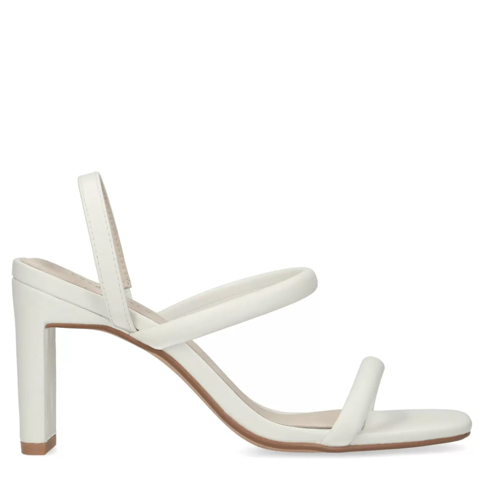 Femmes Sacha Sandales<Mules A Talon Droit - Blanc